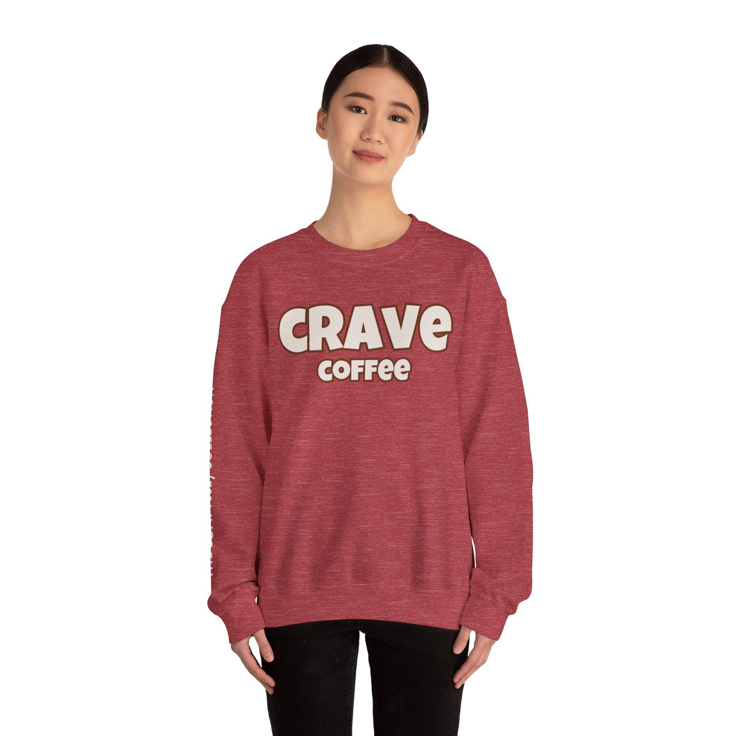 CRAVE COFFEE Cozy Sweatshirt Smooth