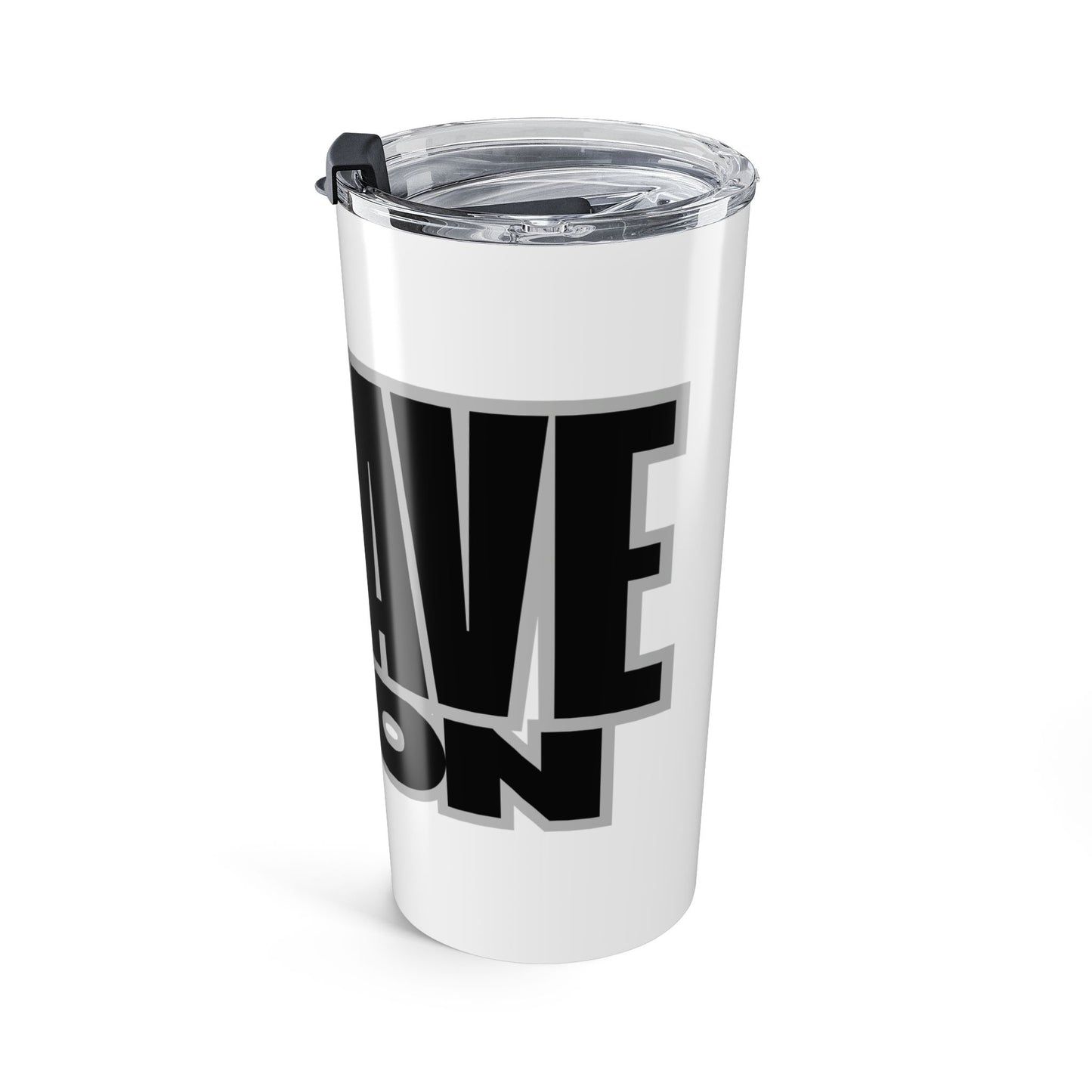 CRAVE IRON, BAR MATH Tumbler 20oz - Insulated Hot or Cold Travel Mug for Coffee Lovers