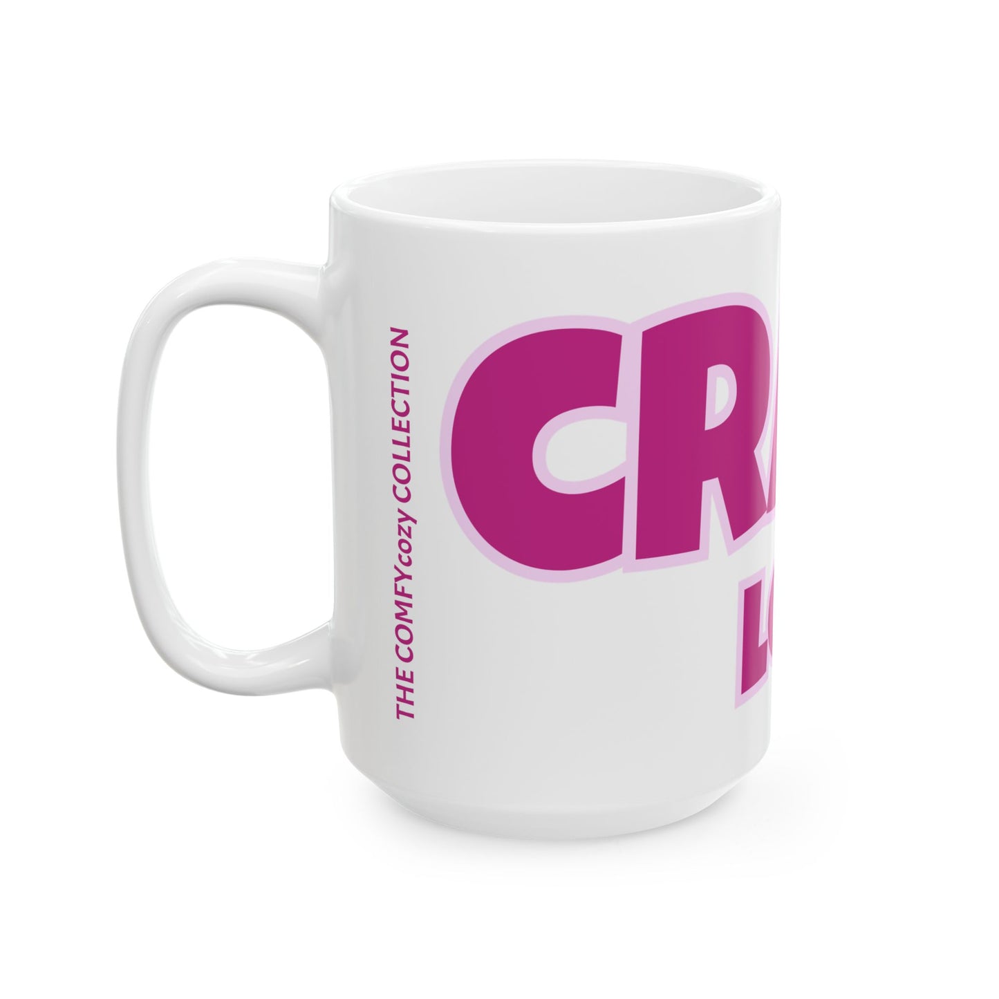 CRAVE LOVE Coffee Mug Pink (15oz)