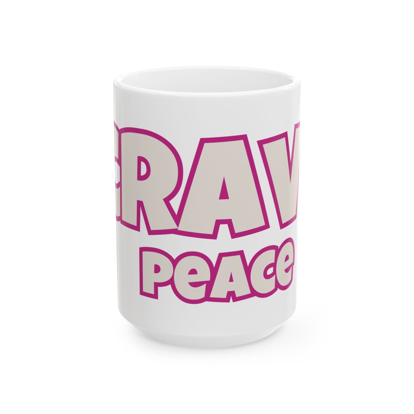 CRAVE PEACE Coffee Mug (15oz)