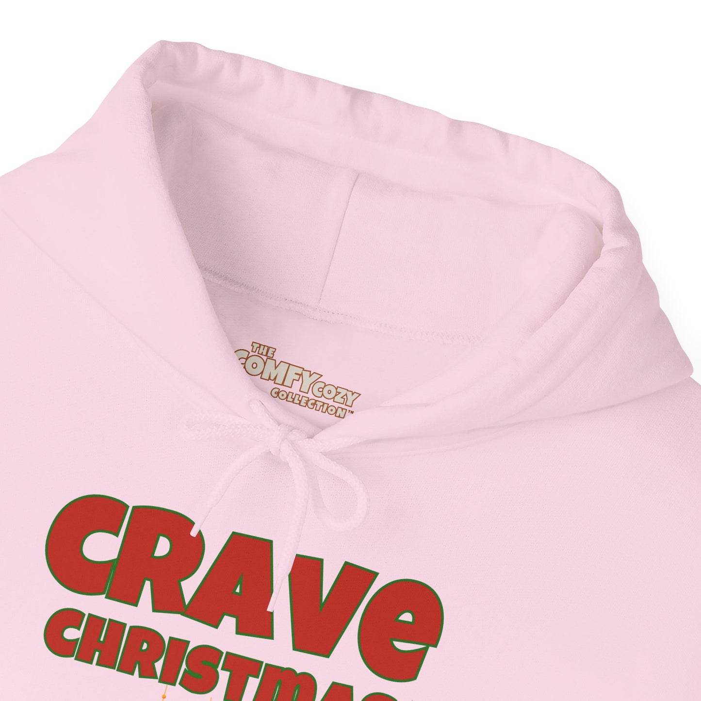 CRAVE CHRISTMAS BALLS COMFYcozy Heavy Blend™ Hooded Sweatshirt