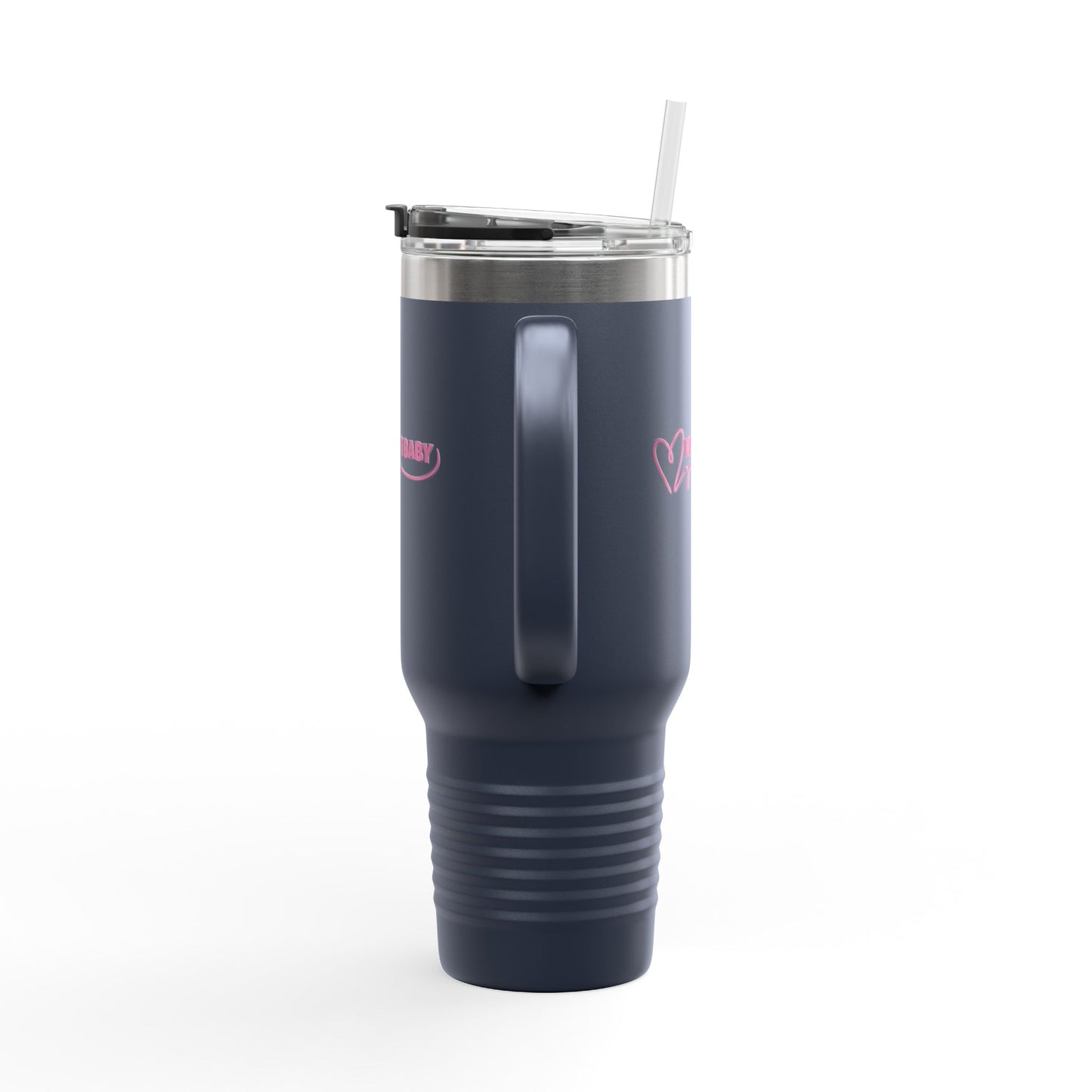 Ice Ice Baby Insulated Travel Mug, 40oz - Perfect for Hot/Cool Drinks, Travel, Gifts, Beach Days, Everyday Use