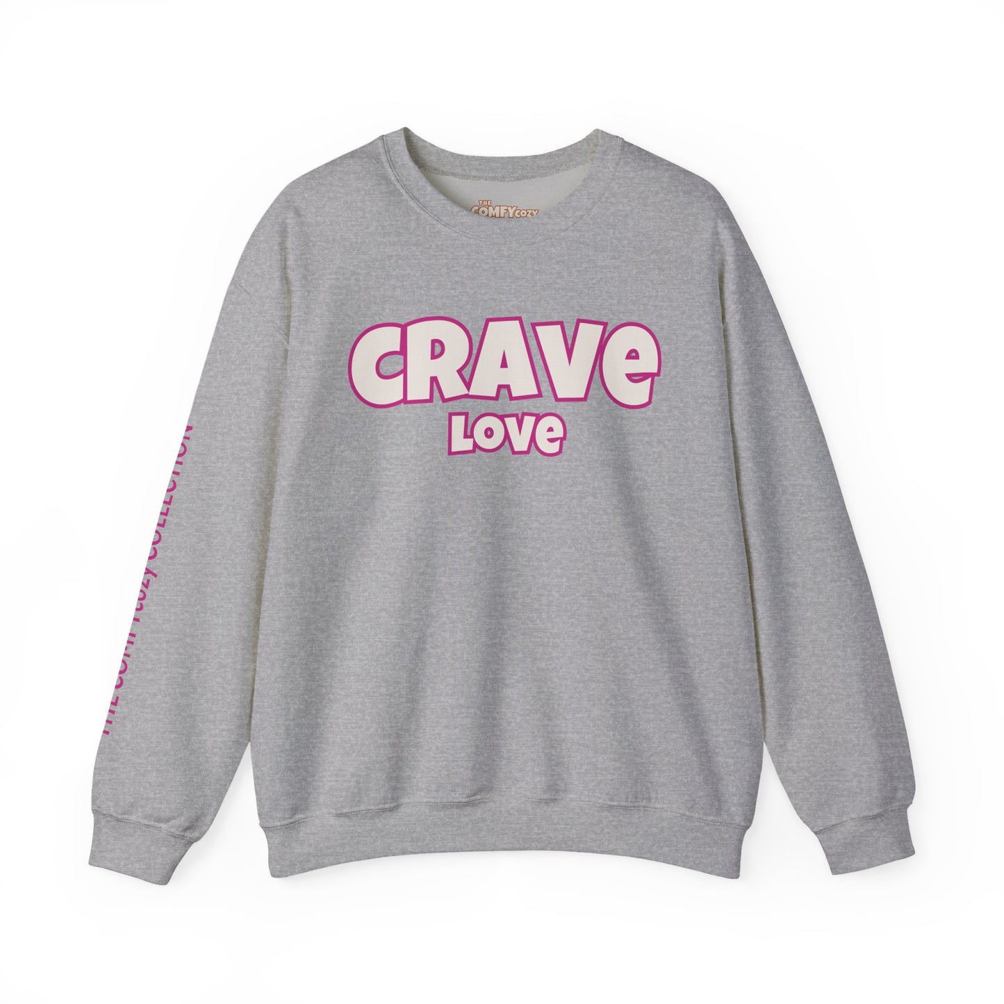 CRAVE LOVE Cozy Sweatshirt Pink