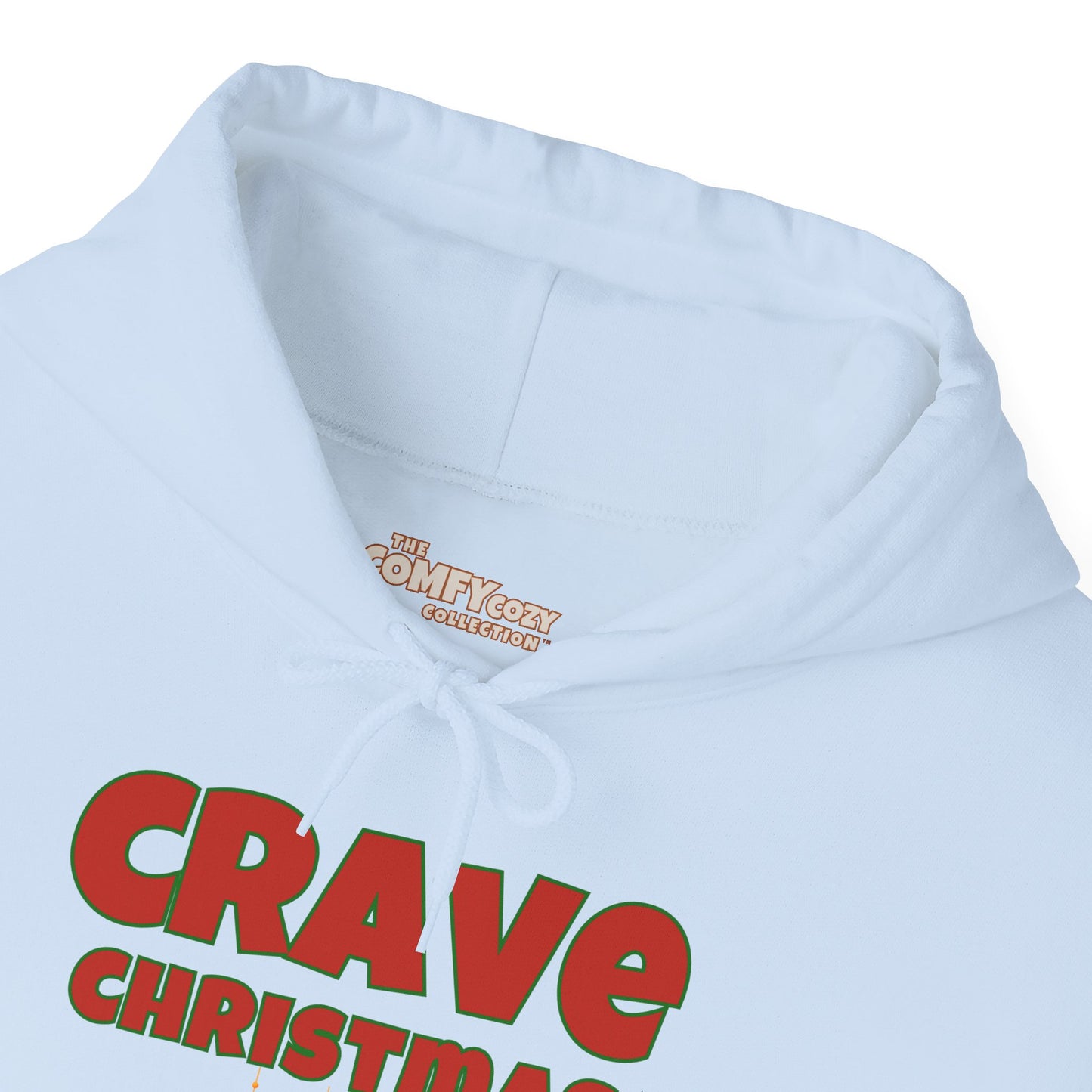 CRAVE CHRISTMAS BALLS COMFYcozy Heavy Blend™ Hooded Sweatshirt