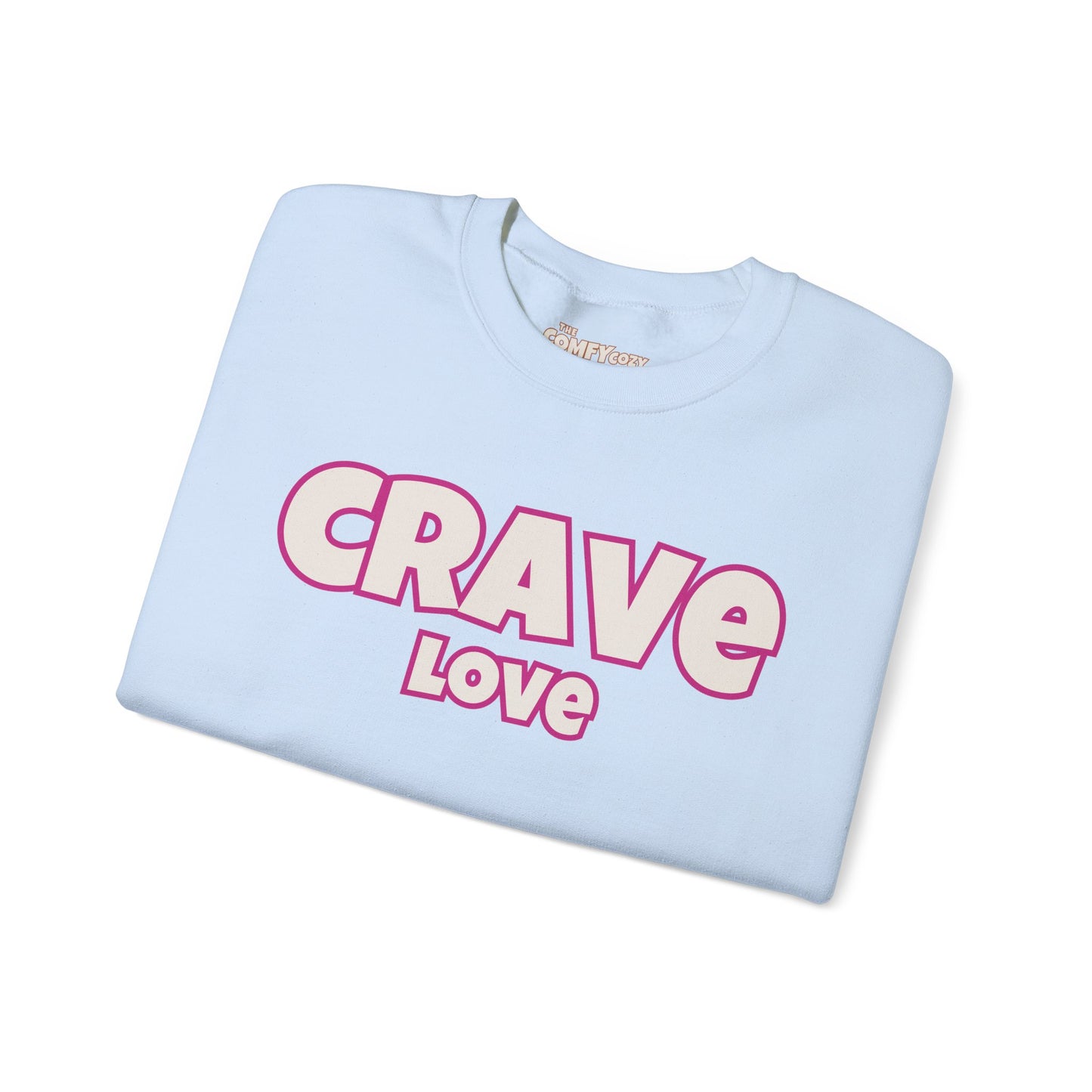 CRAVE LOVE Cozy Sweatshirt Pink