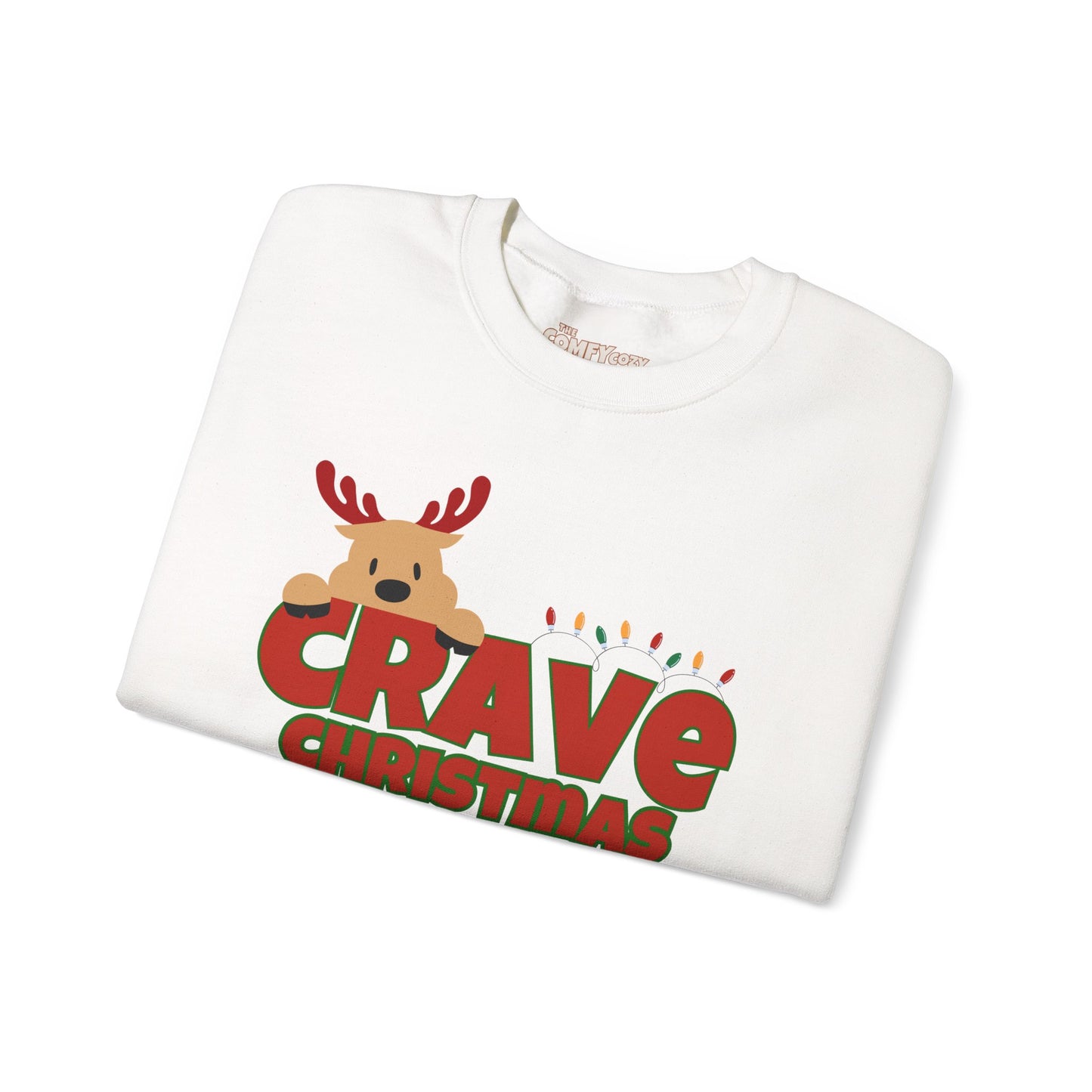 CRAVE CHRISTMAS REINDEER COMFYcozy Sweatshirt