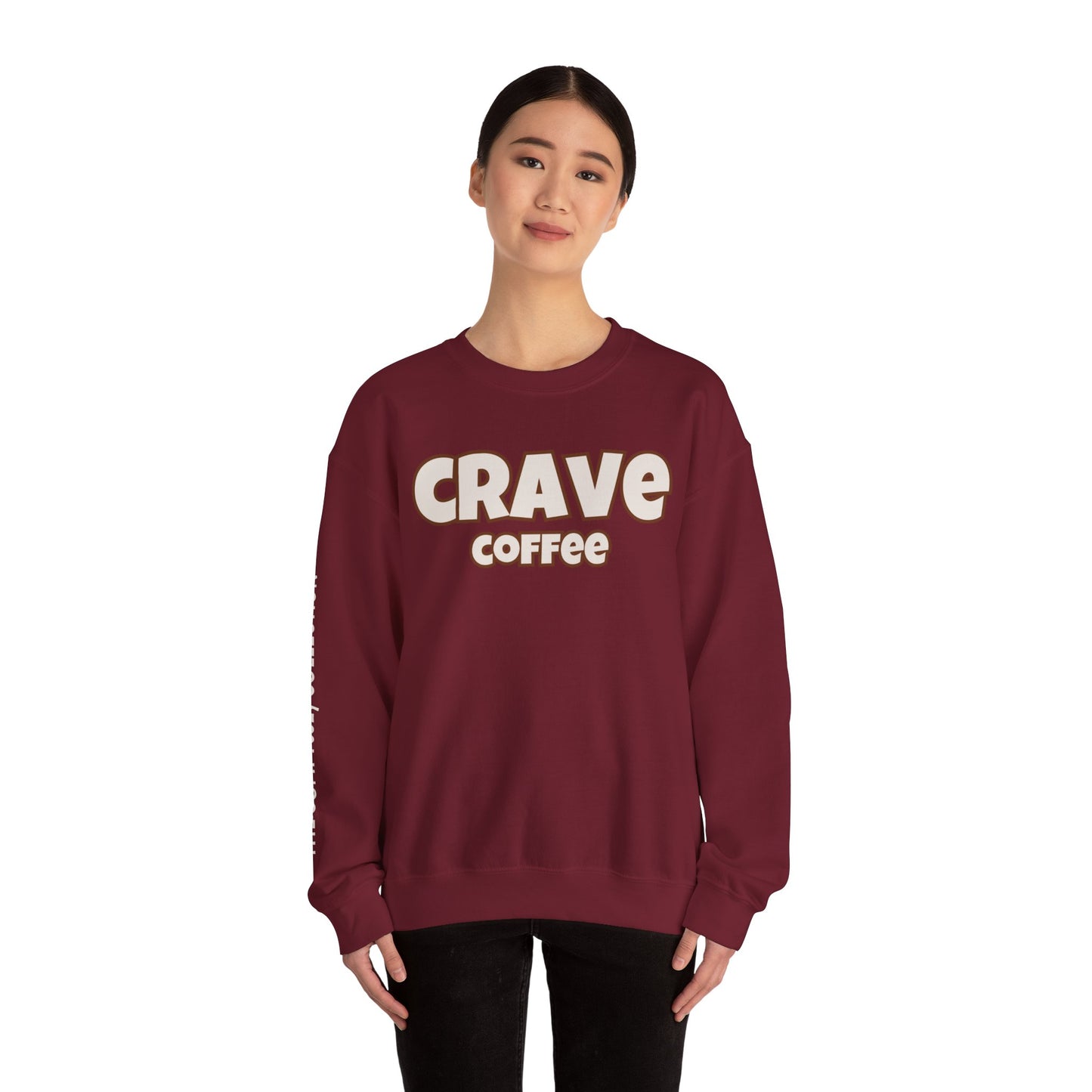 CRAVE COFFEE Cozy Sweatshirt Smooth
