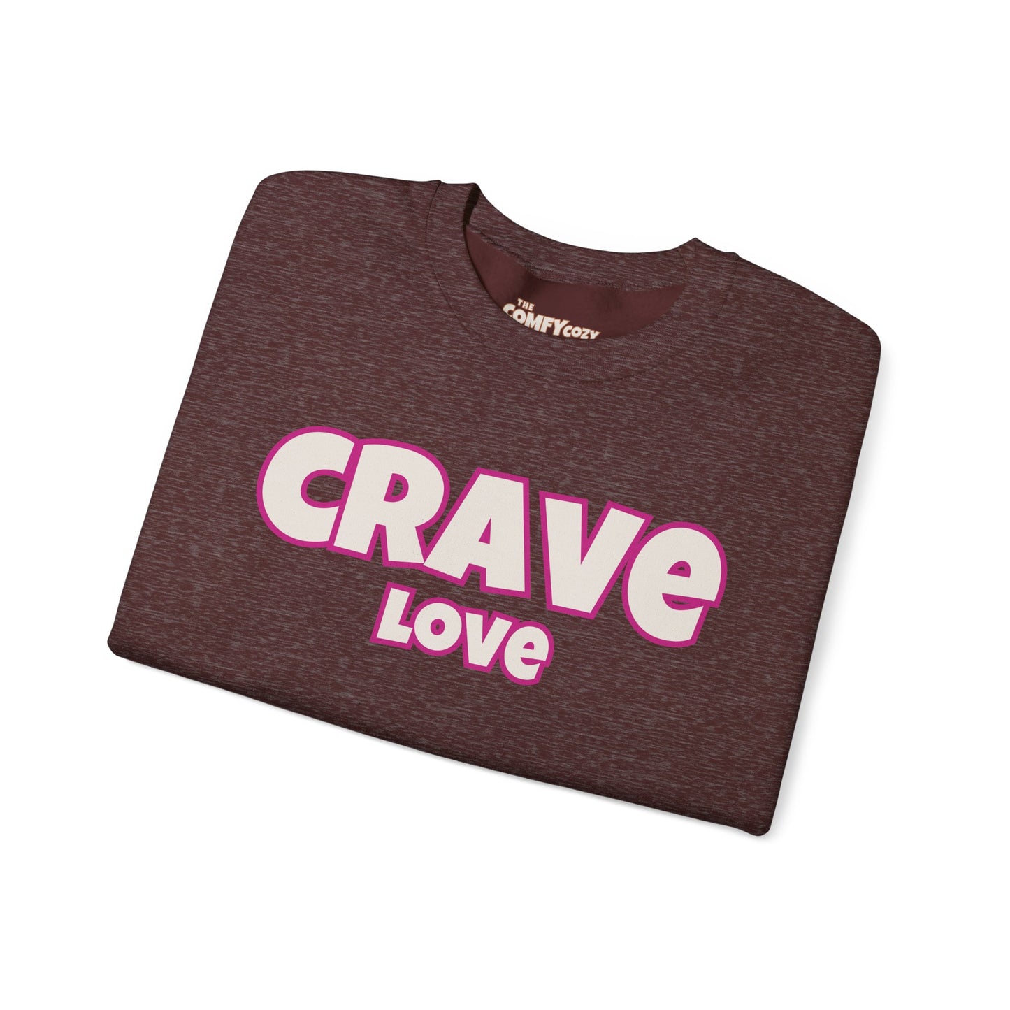 CRAVE LOVE Cozy Sweatshirt Pink