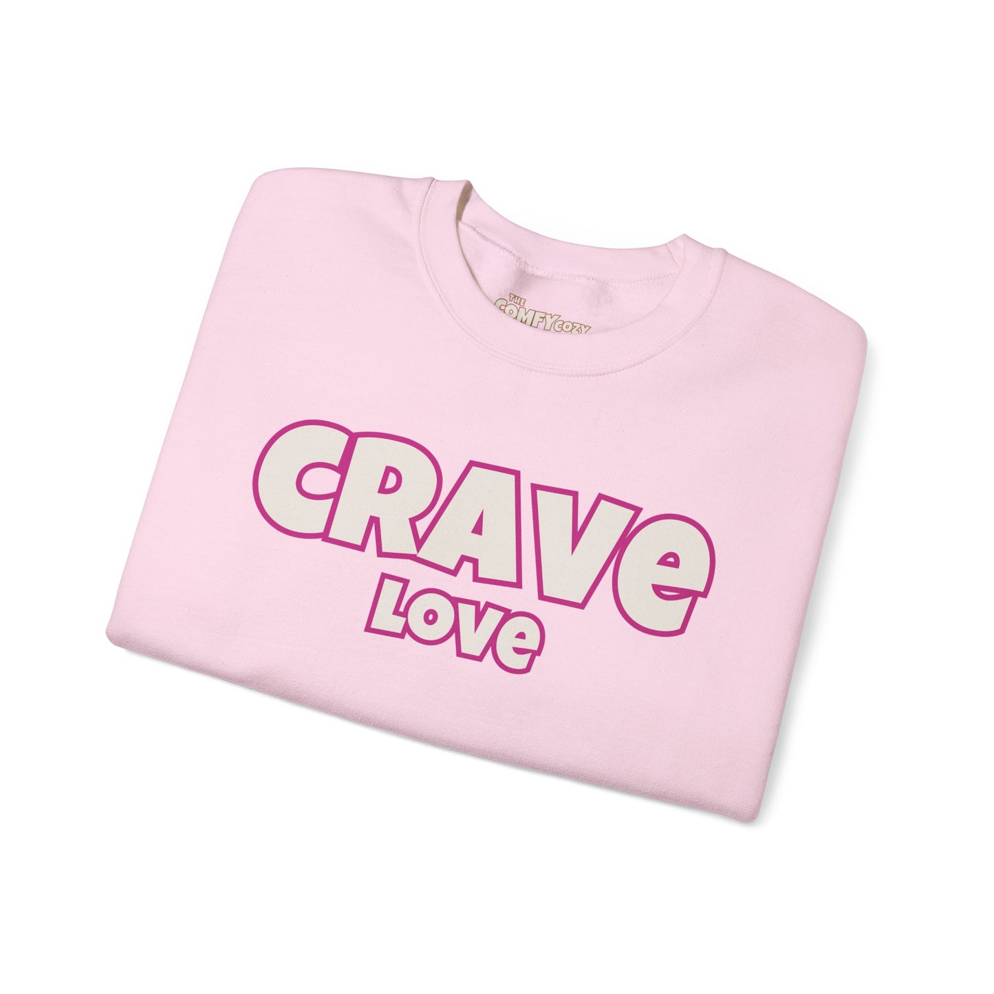 CRAVE LOVE Cozy Sweatshirt Pink