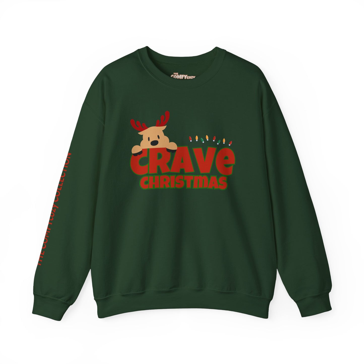 CRAVE CHRISTMAS REINDEER COMFYcozy Sweatshirt