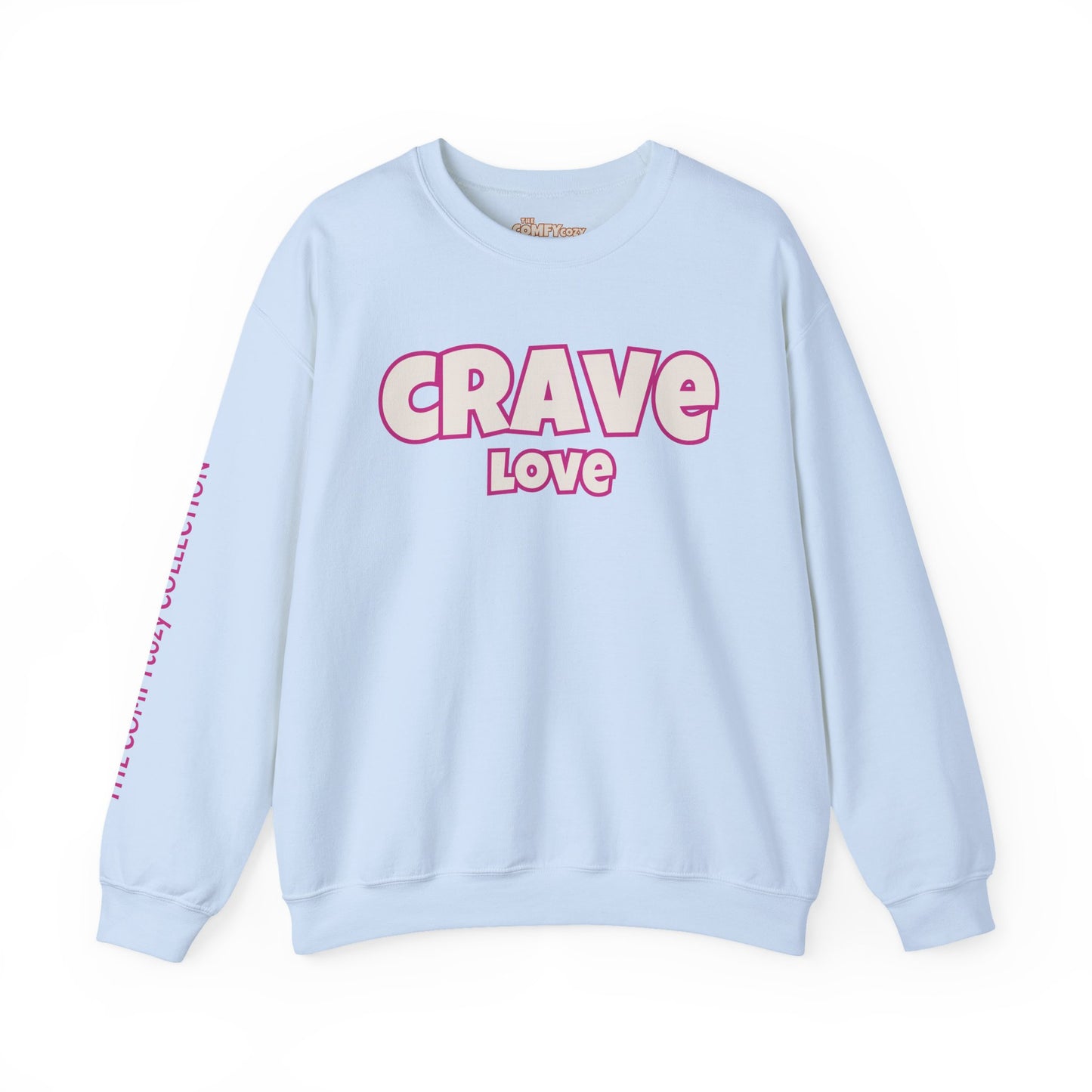 CRAVE LOVE Cozy Sweatshirt Pink