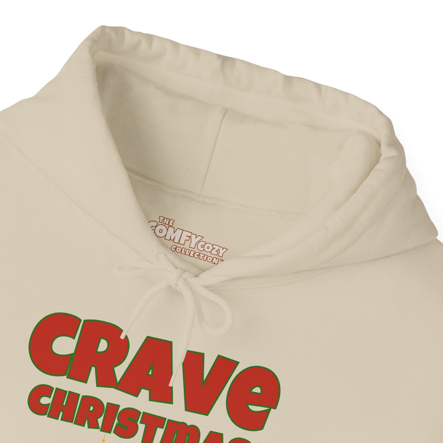 CRAVE CHRISTMAS BALLS COMFYcozy Heavy Blend™ Hooded Sweatshirt