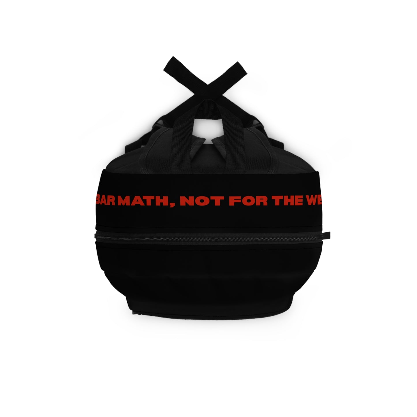 BAR MATH Backpack in Black – Not For The Weak