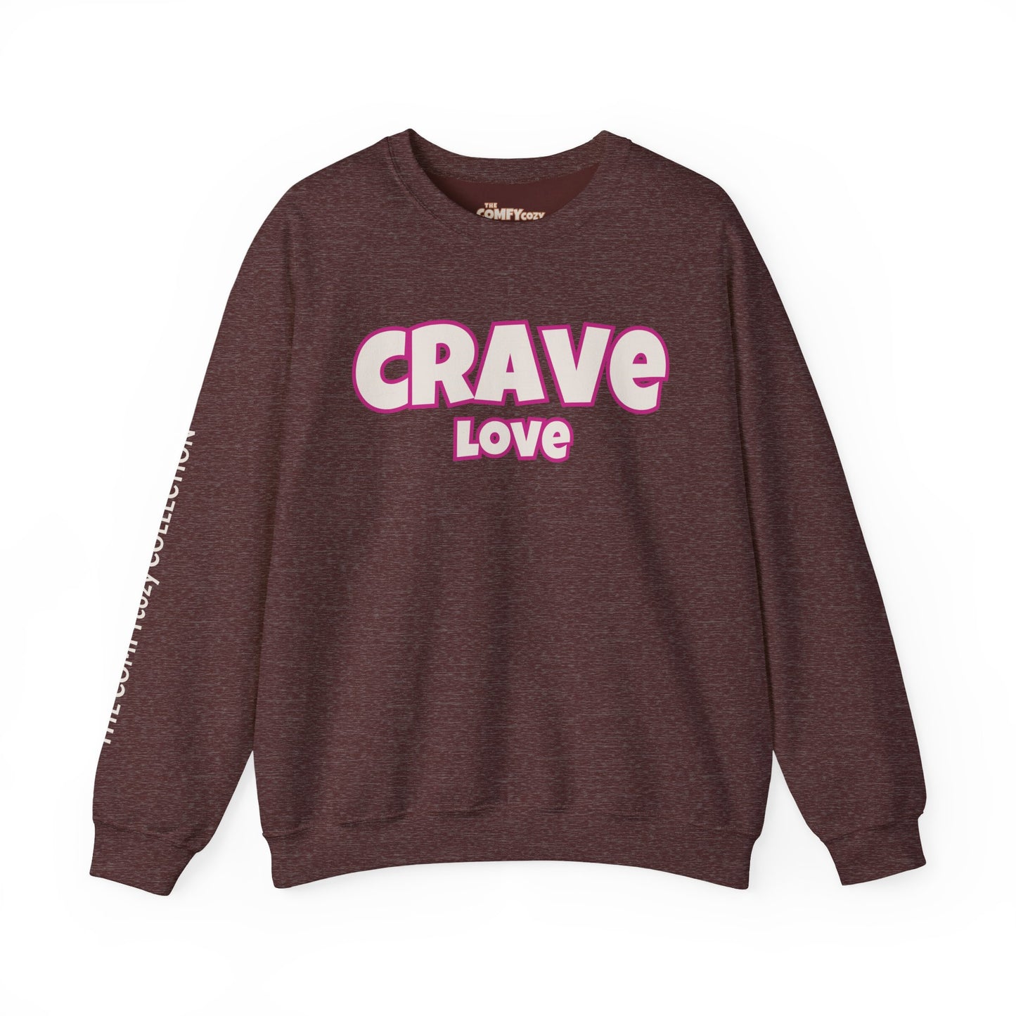 CRAVE LOVE Cozy Sweatshirt Pink