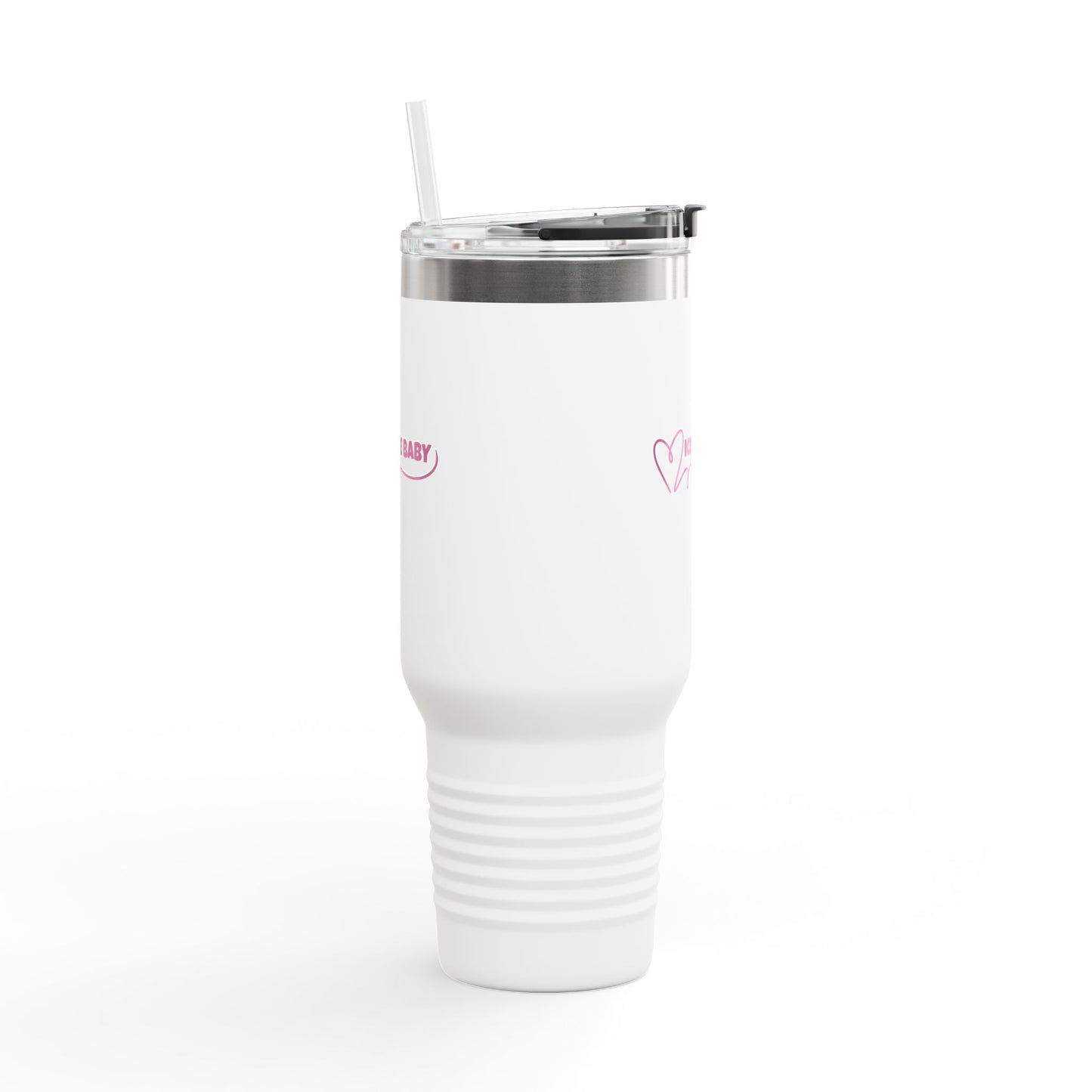 Ice Ice Baby Insulated Travel Mug, 40oz - Perfect for Hot/Cool Drinks, Travel, Gifts, Beach Days, Everyday Use