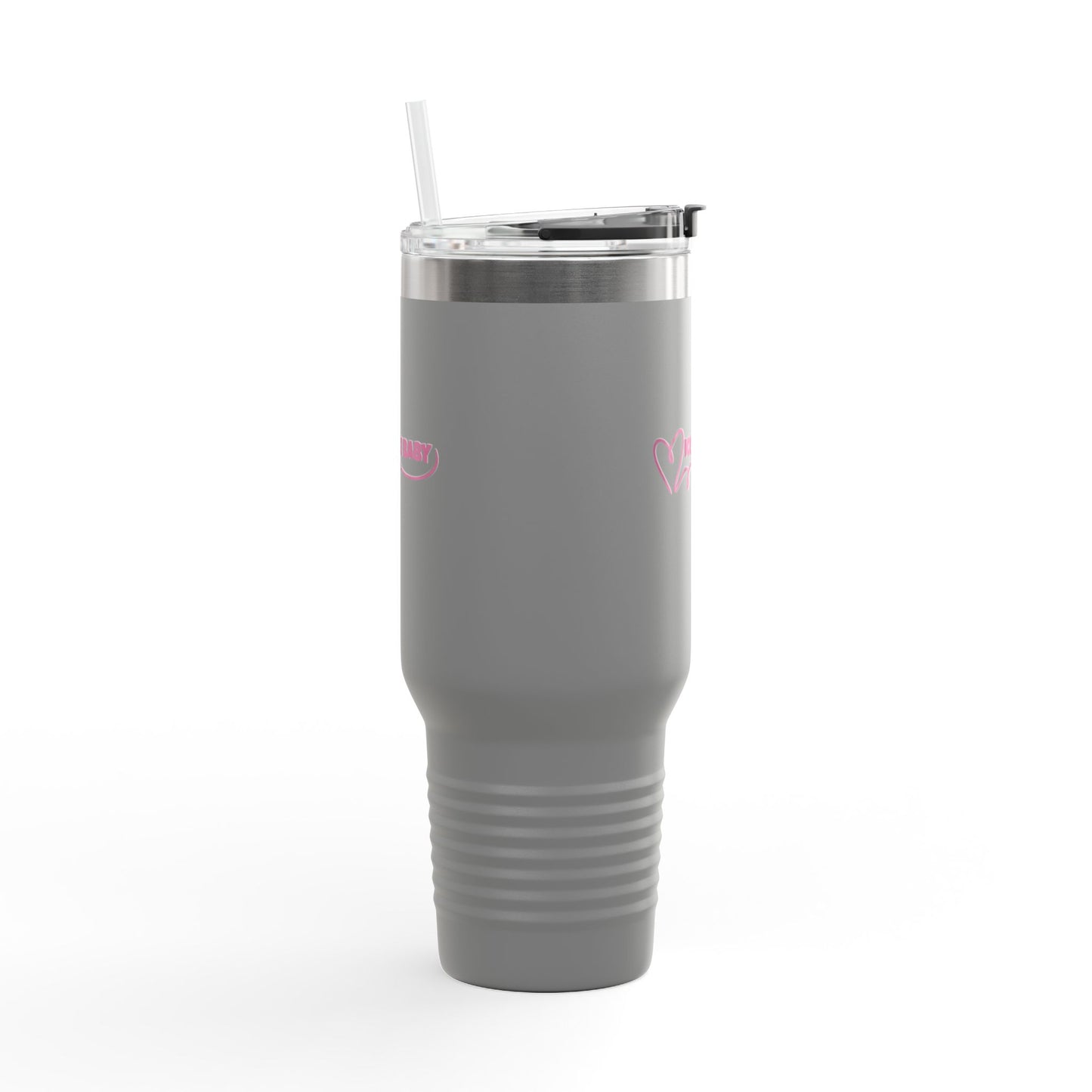 Ice Ice Baby Insulated Travel Mug, 40oz - Perfect for Hot/Cool Drinks, Travel, Gifts, Beach Days, Everyday Use