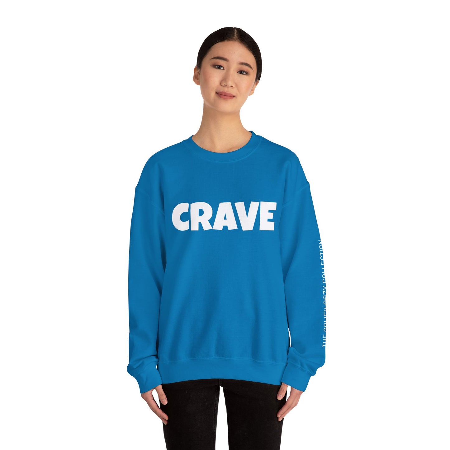 CRAVE our cozy crewneck Sweatshirt