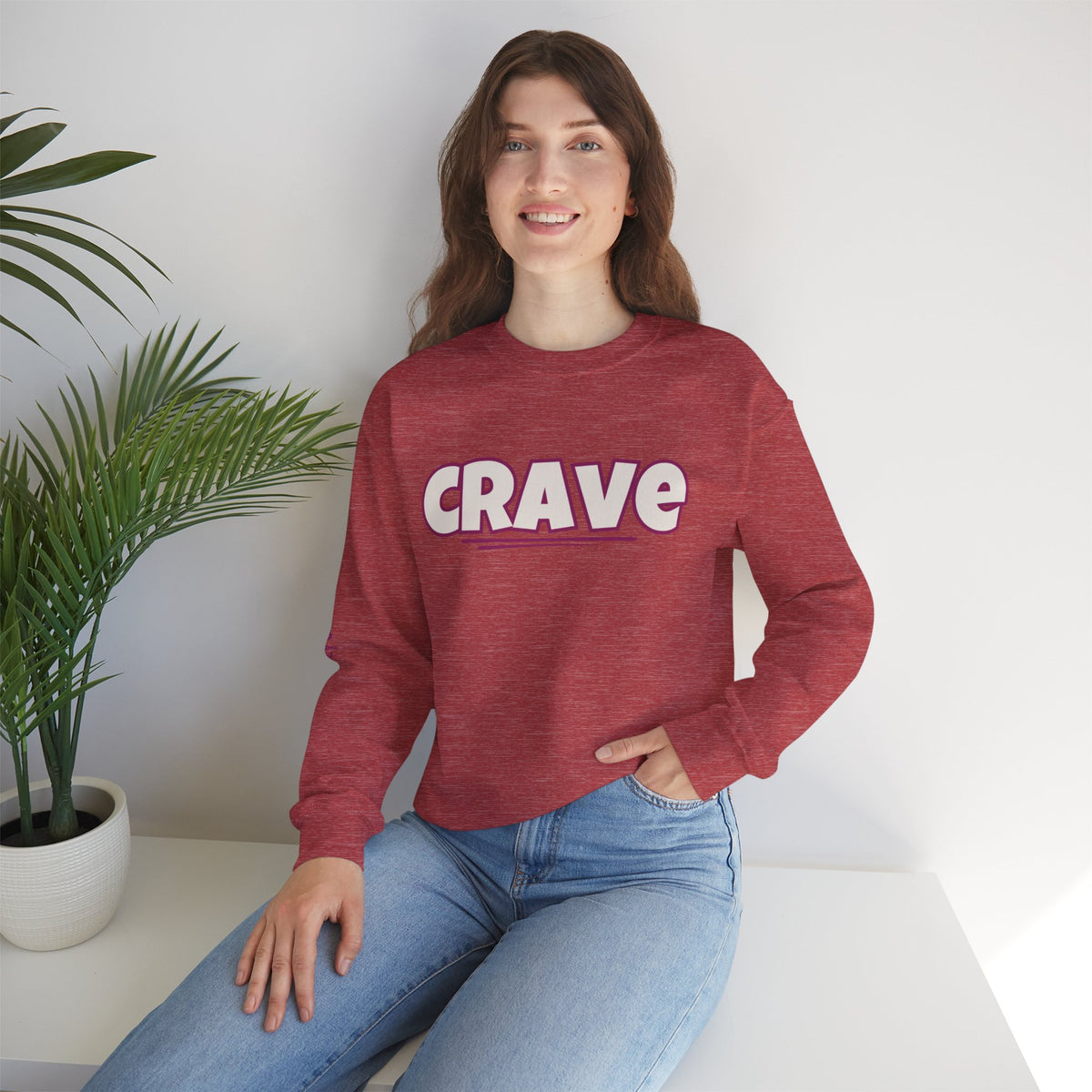 CRAVE our COMFYcozy Crewneck Sweatshirt