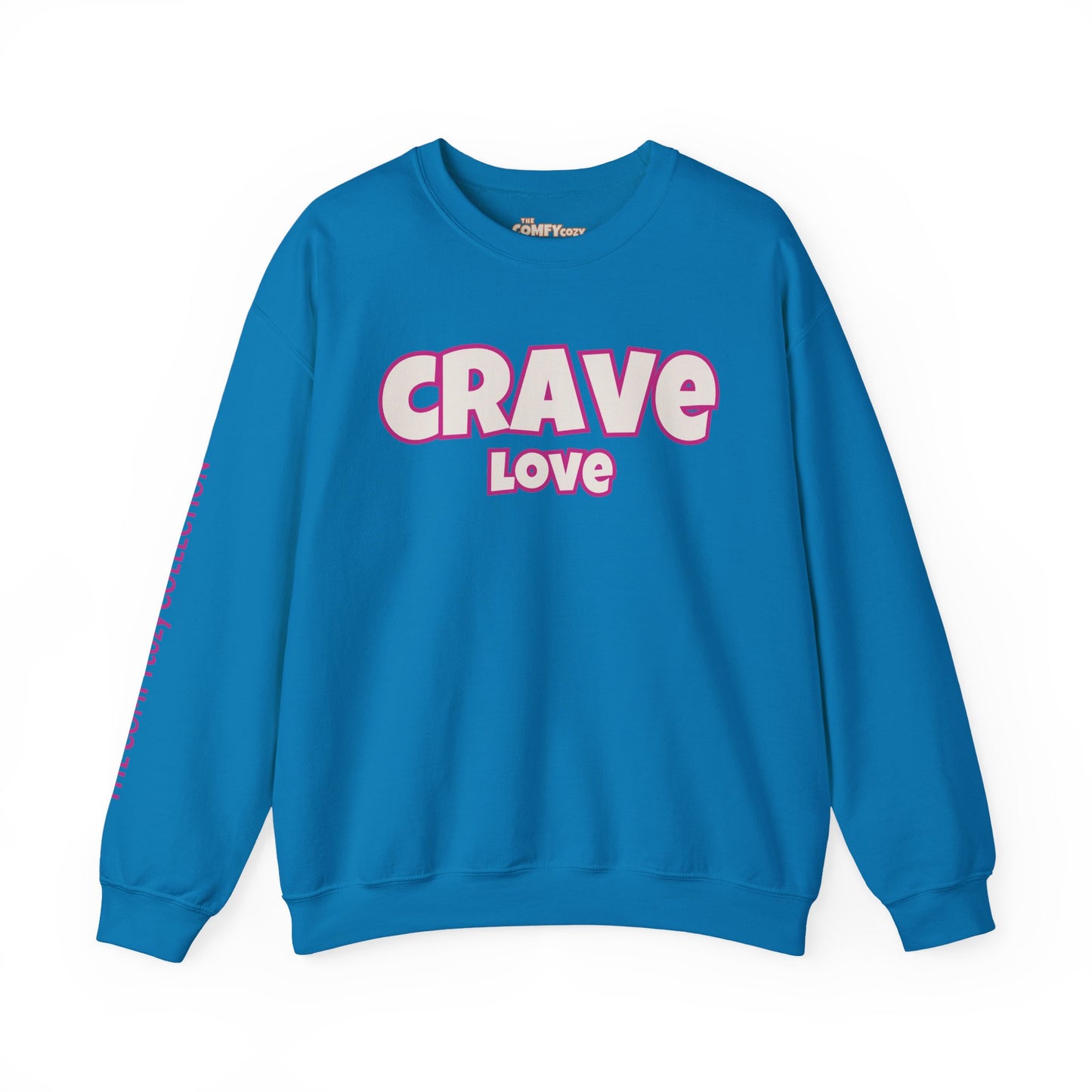 CRAVE LOVE Cozy Sweatshirt Pink