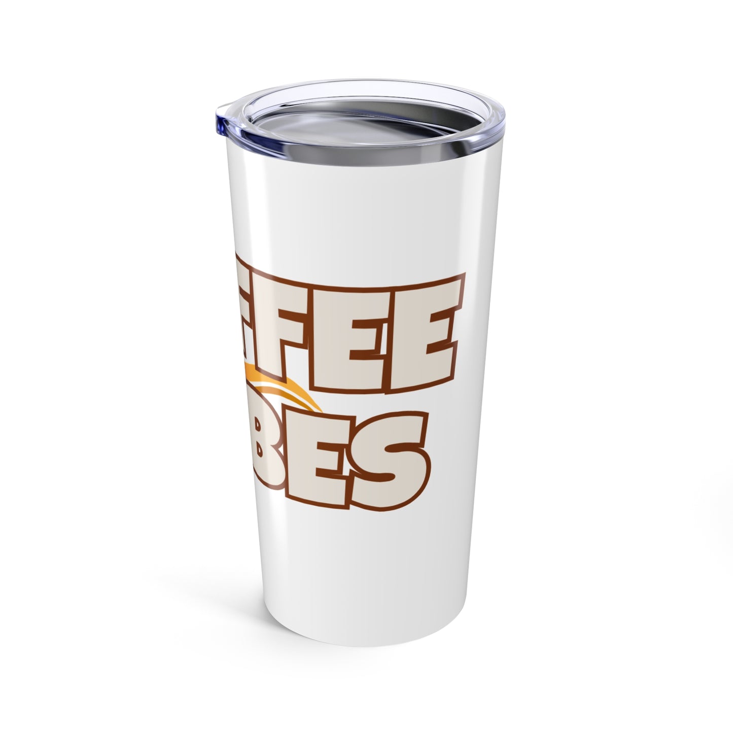 COFFEE VIBES Tumbler 20oz - Insulated Hot or Cold Travel Mug for Coffee Lovers