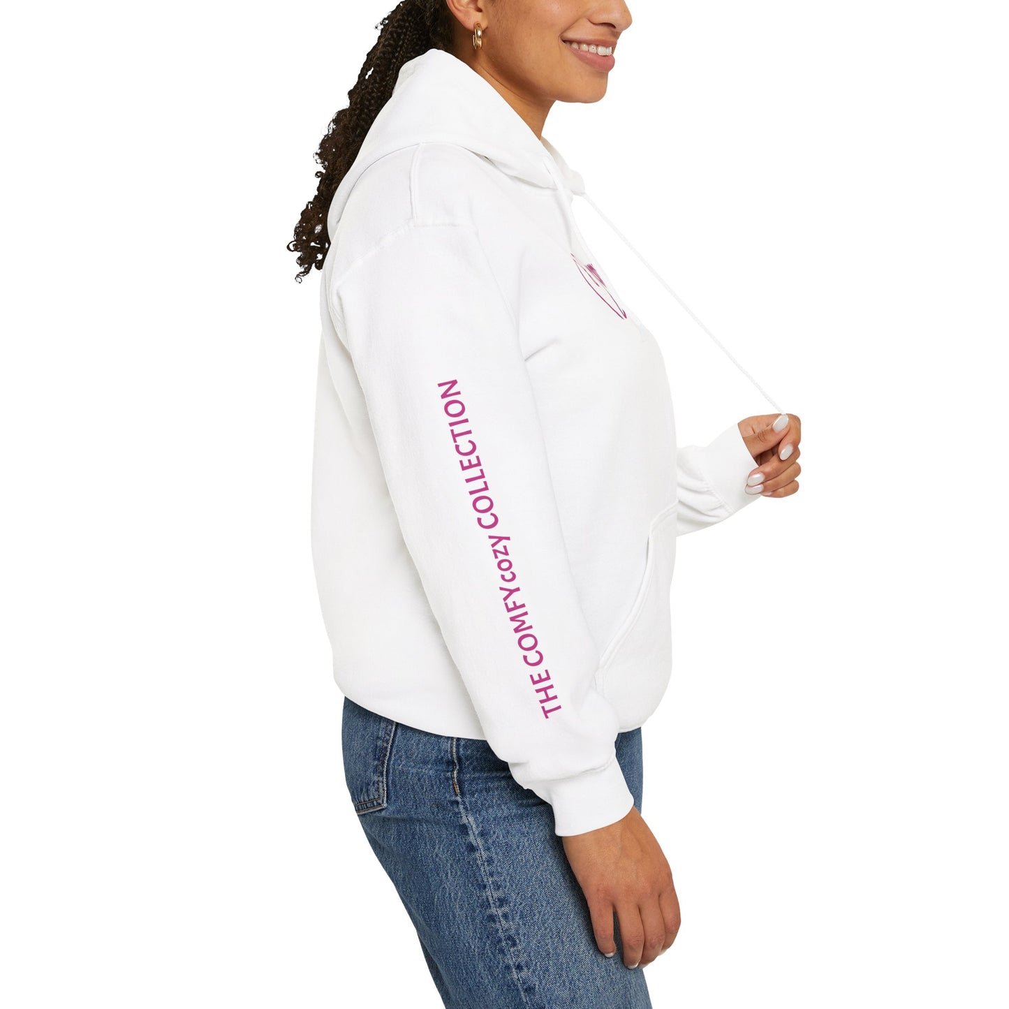 COMFYcozy Swirl Heart Heavy Blend™ Hooded Sweatshirt