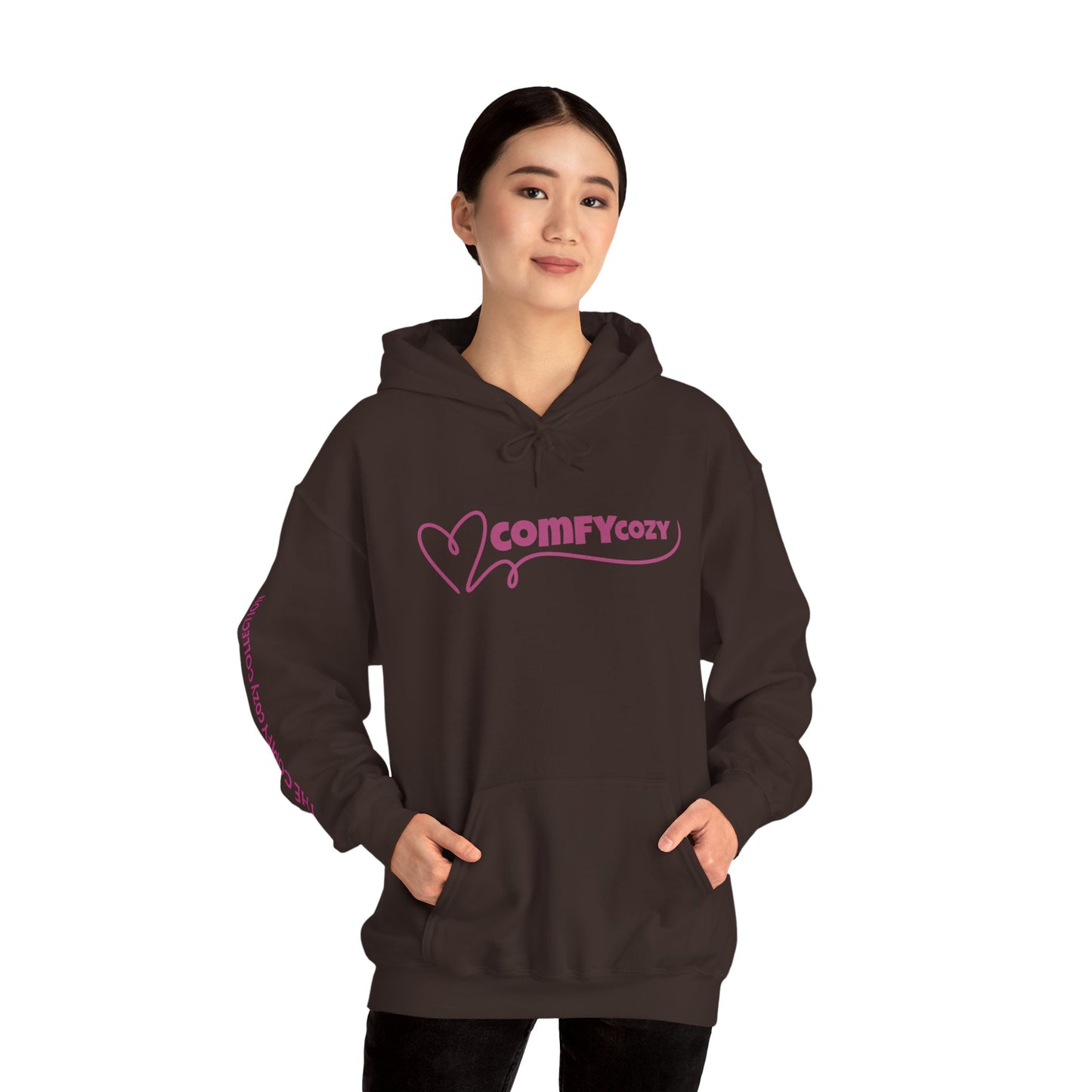 COMFYcozy Swirl Heart Heavy Blend™ Hooded Sweatshirt
