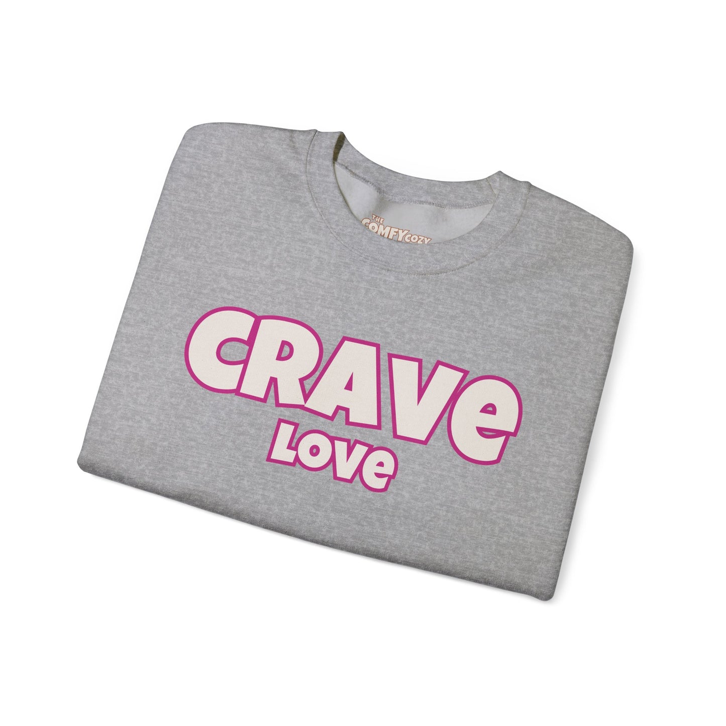 CRAVE LOVE Cozy Sweatshirt Pink