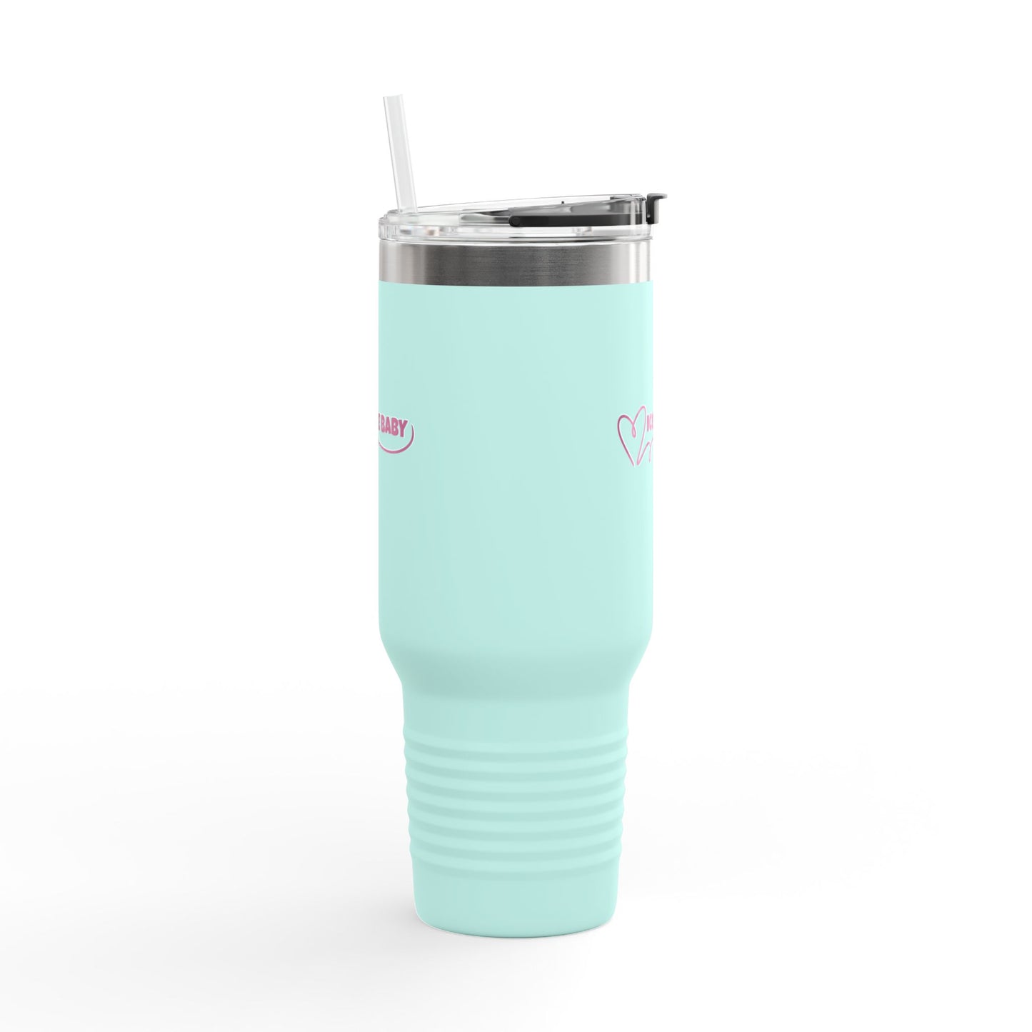 Ice Ice Baby Insulated Travel Mug, 40oz - Perfect for Hot/Cool Drinks, Travel, Gifts, Beach Days, Everyday Use