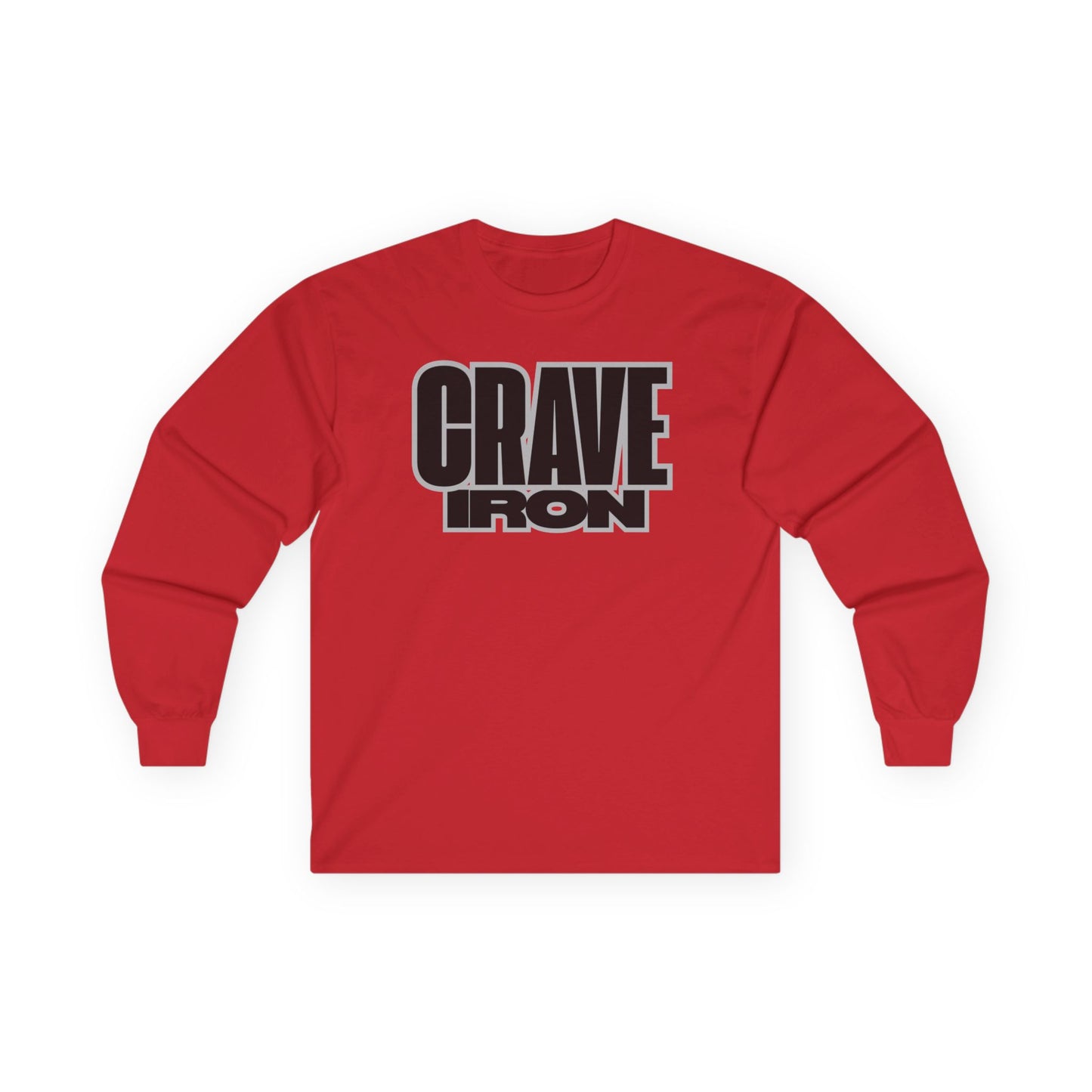 CRAVE IRON, BAR MATH Long Sleeve Tee