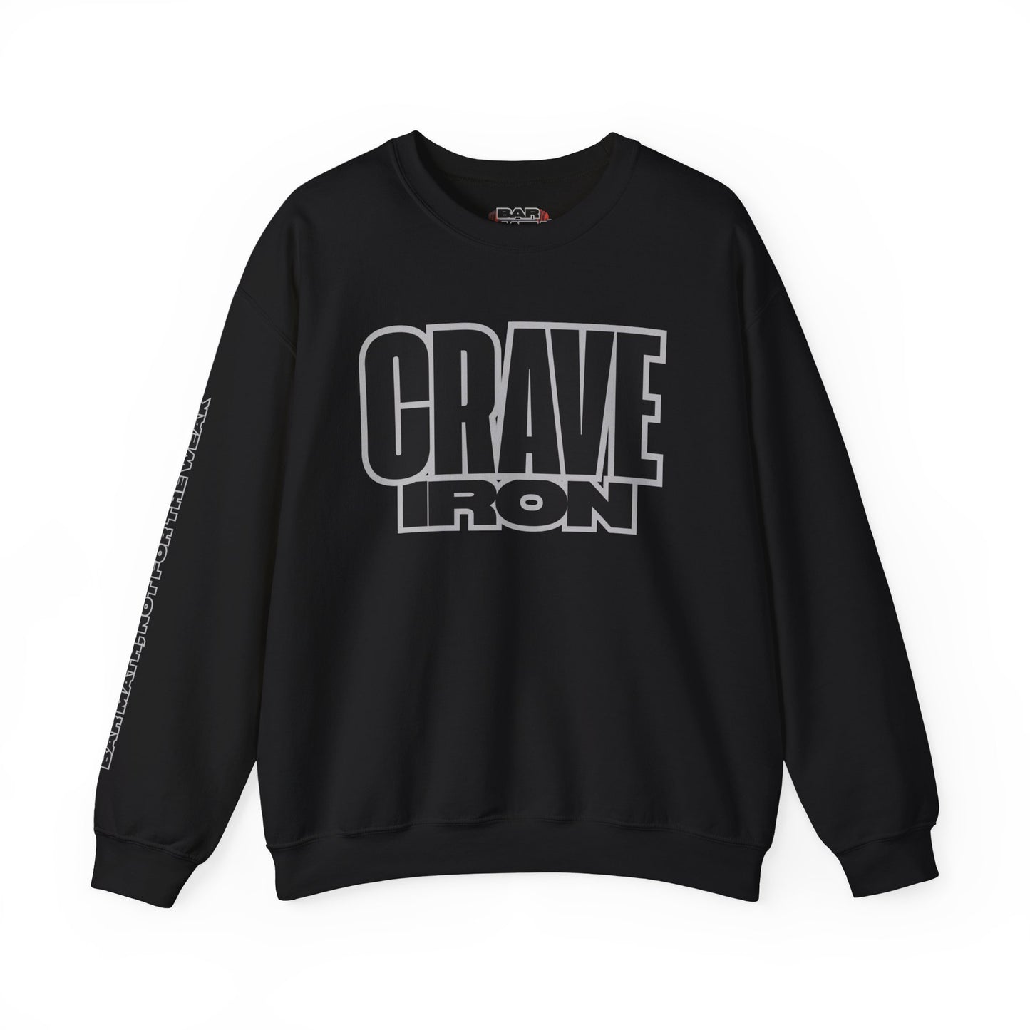 CRAVE IRON, BAR MATH Crewneck Sweatshirt