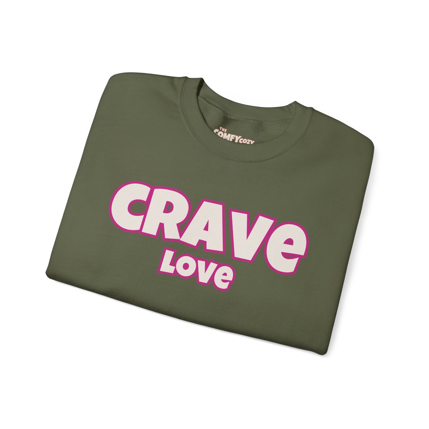 CRAVE LOVE Cozy Sweatshirt Pink