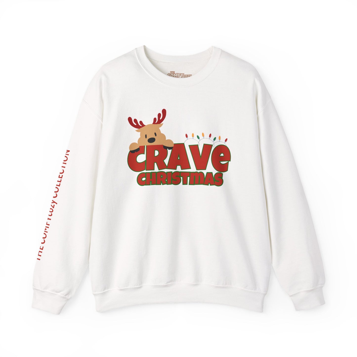 CRAVE CHRISTMAS REINDEER COMFYcozy Sweatshirt