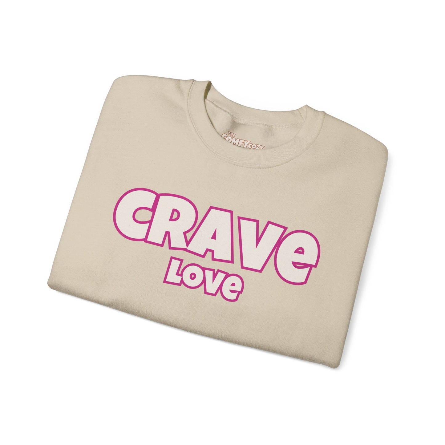 CRAVE LOVE Cozy Sweatshirt Pink