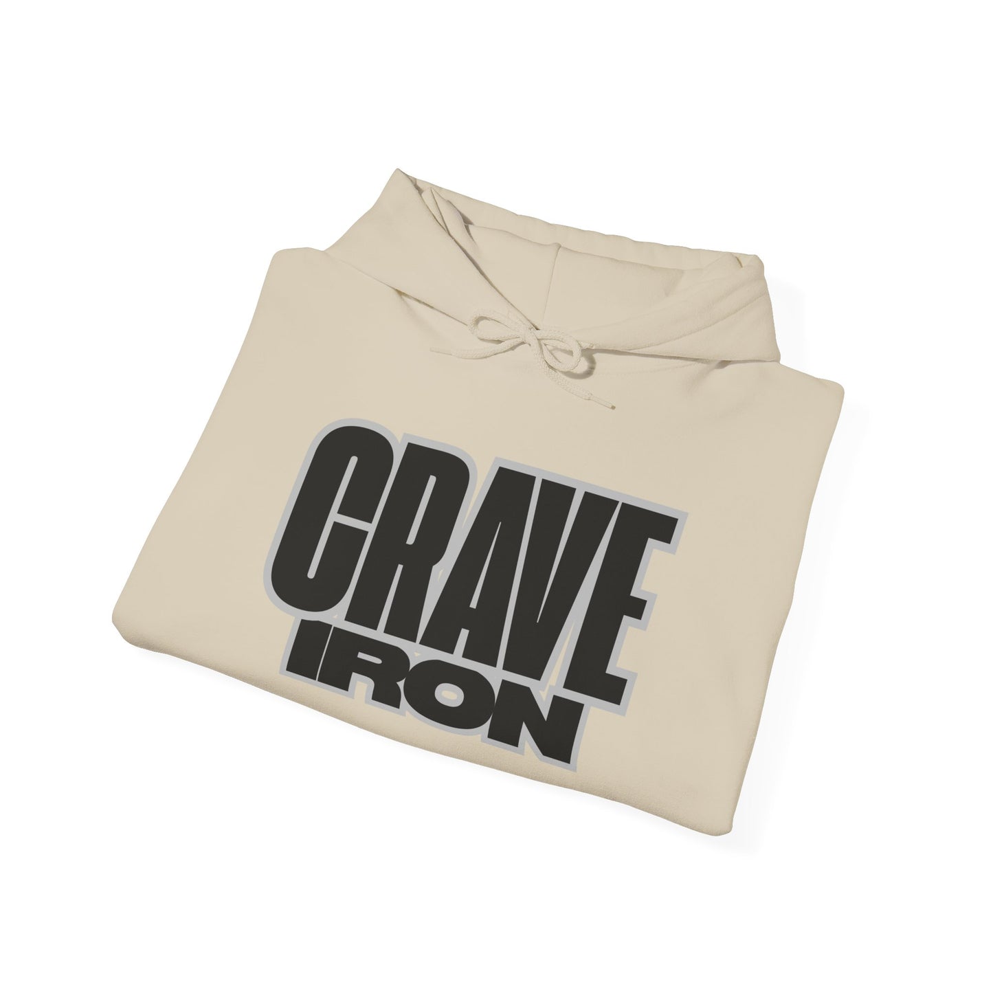 CRAVE IRON, BAR MATH Heavy Blend™ Hoodie Sweatshirt