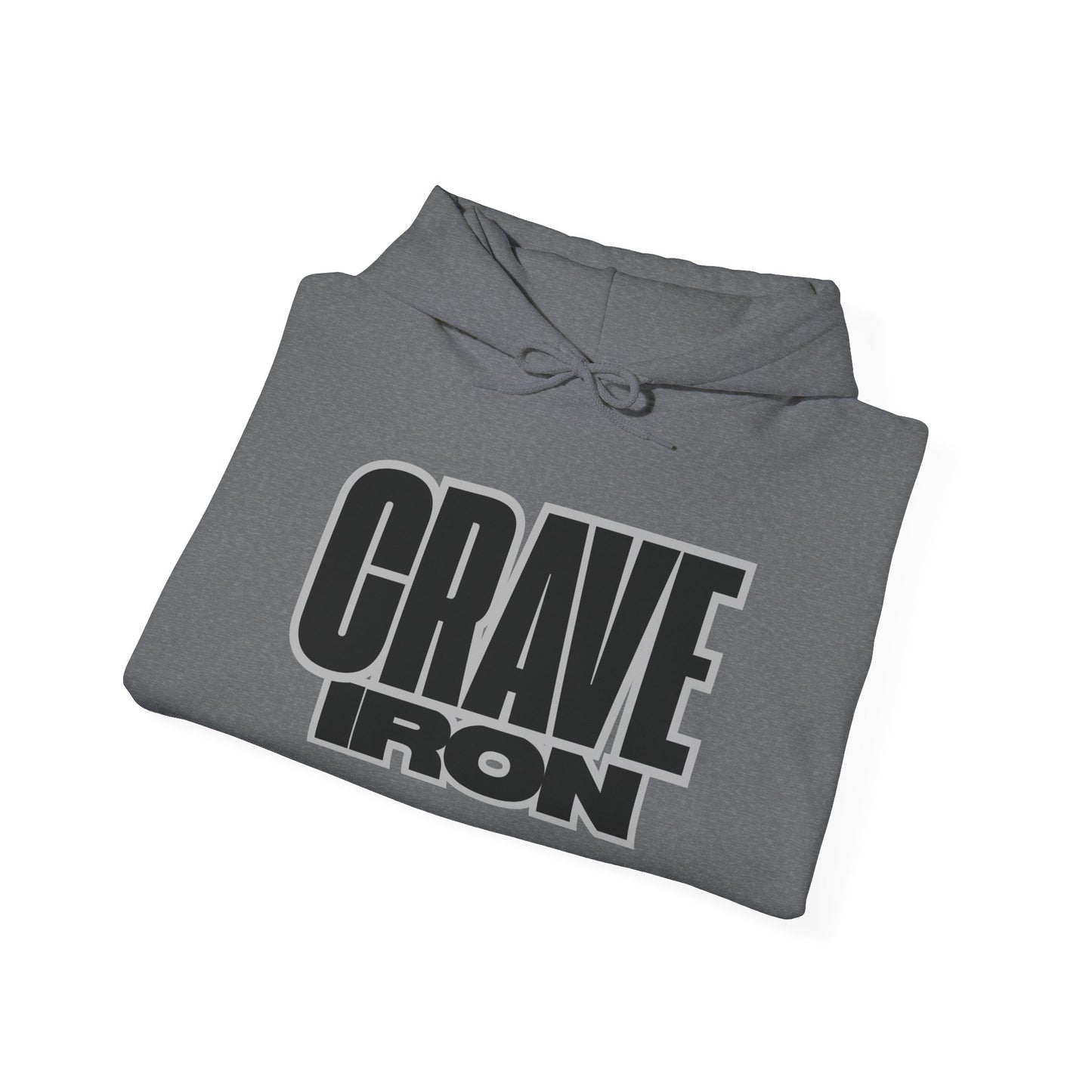 CRAVE IRON, BAR MATH Heavy Blend™ Hoodie Sweatshirt