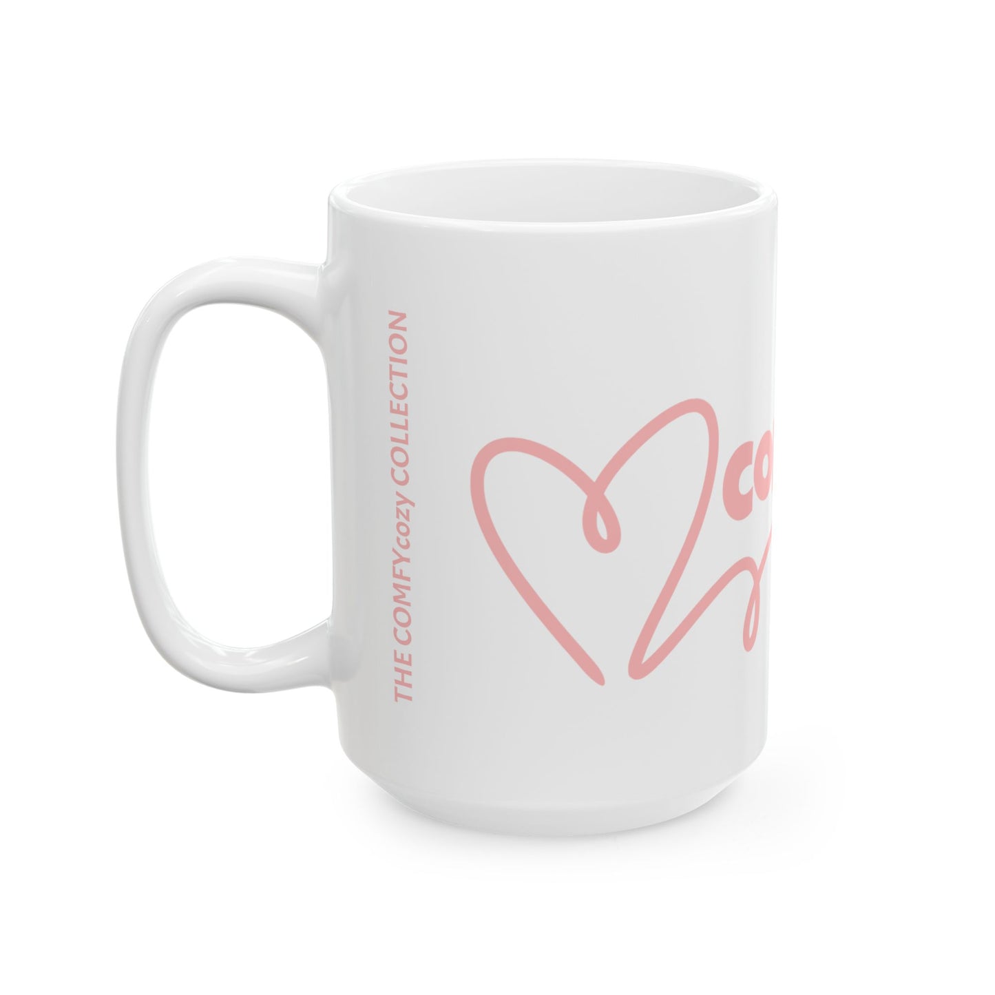 Coffee Time Swirl Heart Coffee Mug  (15oz)