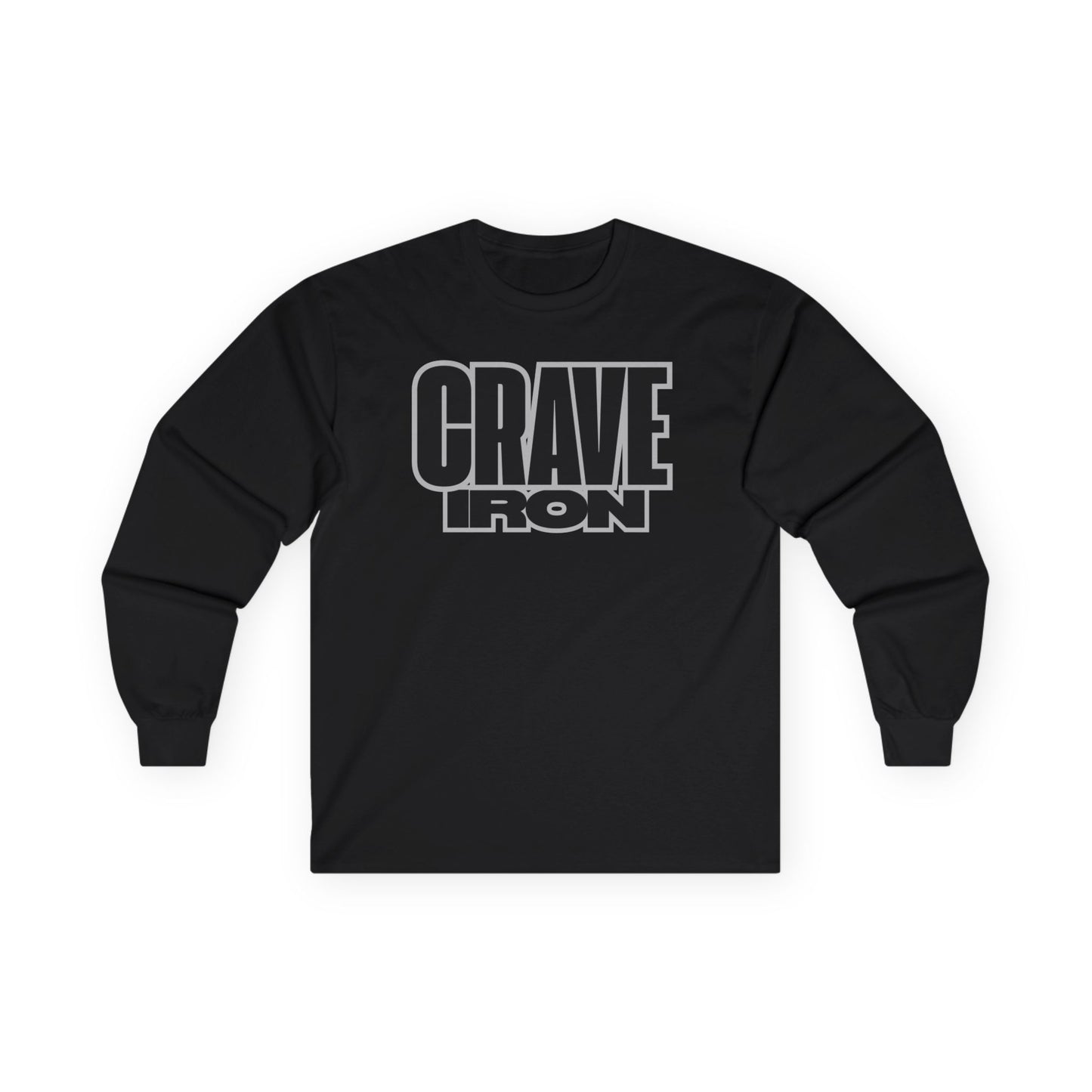 CRAVE IRON, BAR MATH Long Sleeve Tee
