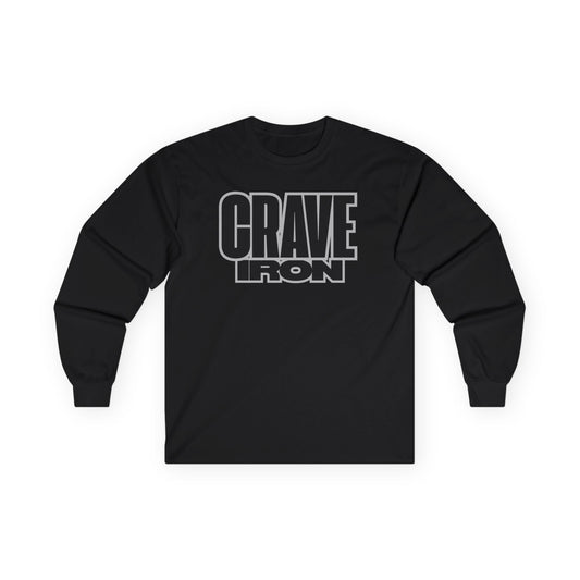 CRAVE IRON, BAR MATH Long Sleeve Tee