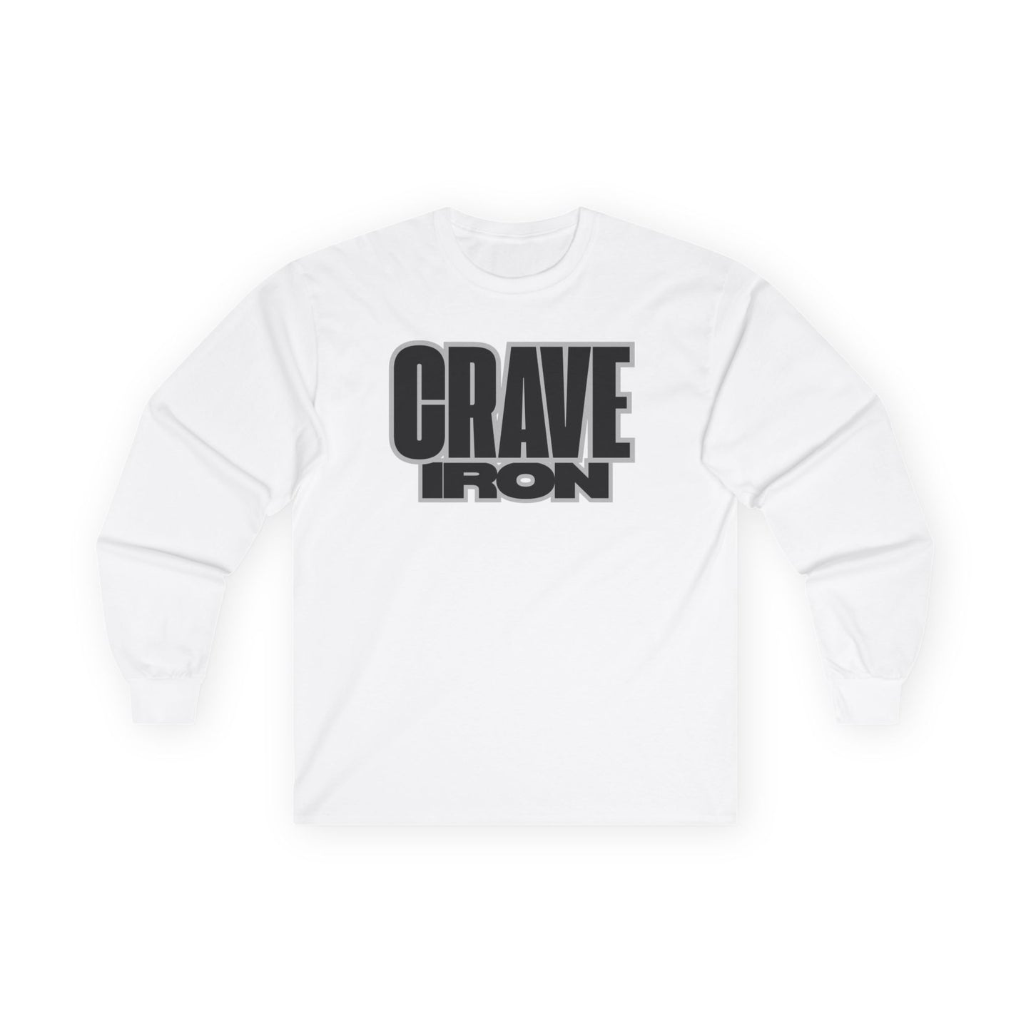 CRAVE IRON, BAR MATH Long Sleeve Tee