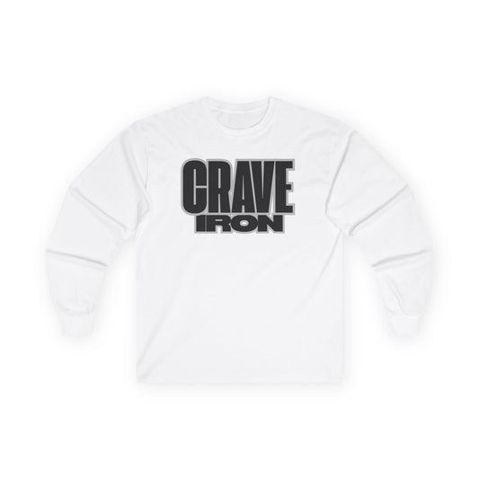 CRAVE IRON, BAR MATH Long Sleeve Tee