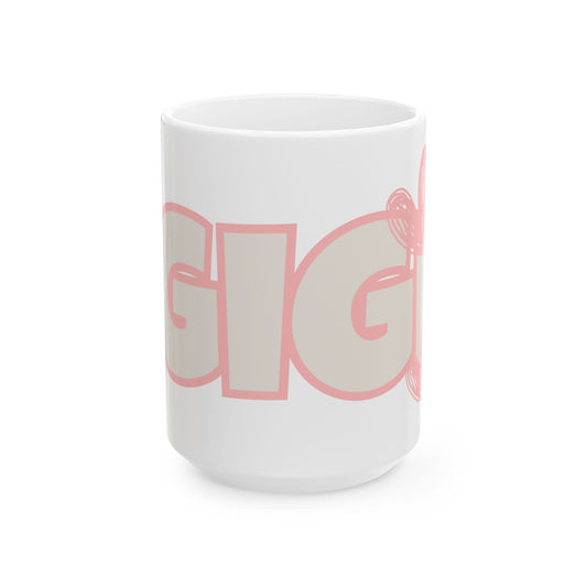 GiGi Pink Coffee Mug  (15oz)