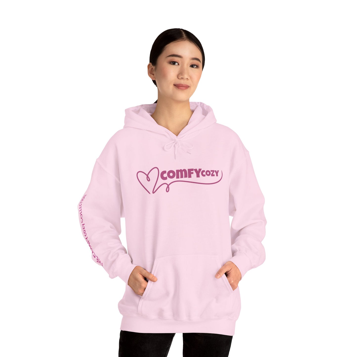 COMFYcozy Swirl Heart Heavy Blend™ Hooded Sweatshirt