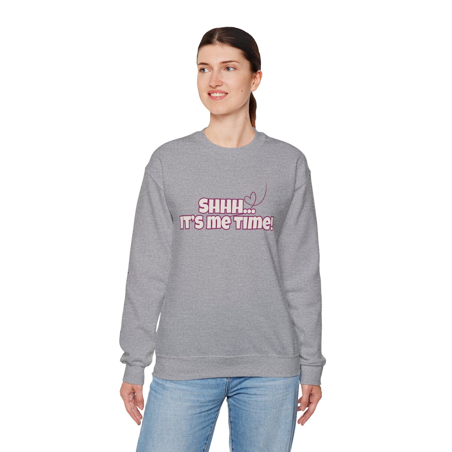 Shhh It's Me Time COMFYcozy crewneck sweatshirt