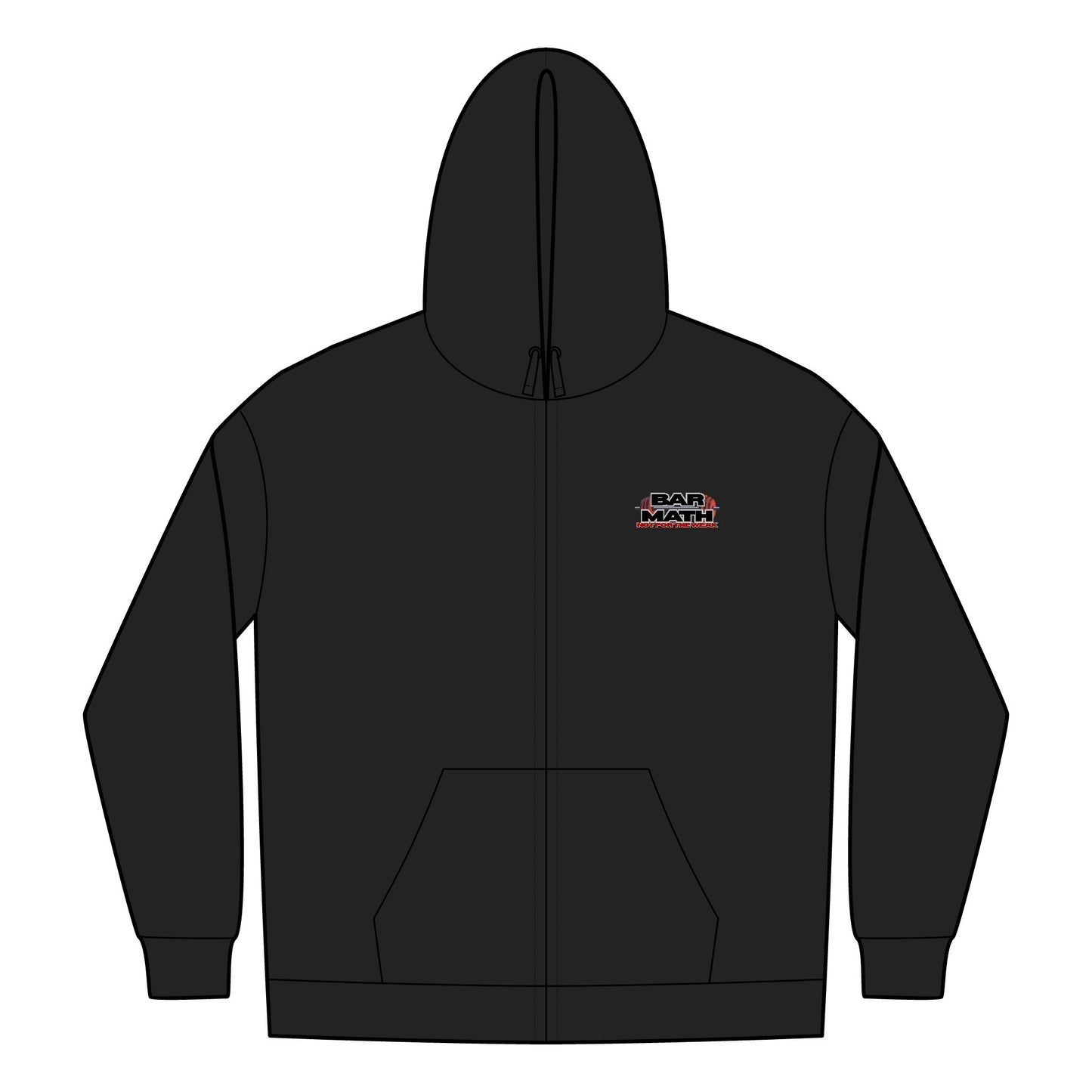 BAR MATH Zip Hoodie – Not For The Weak