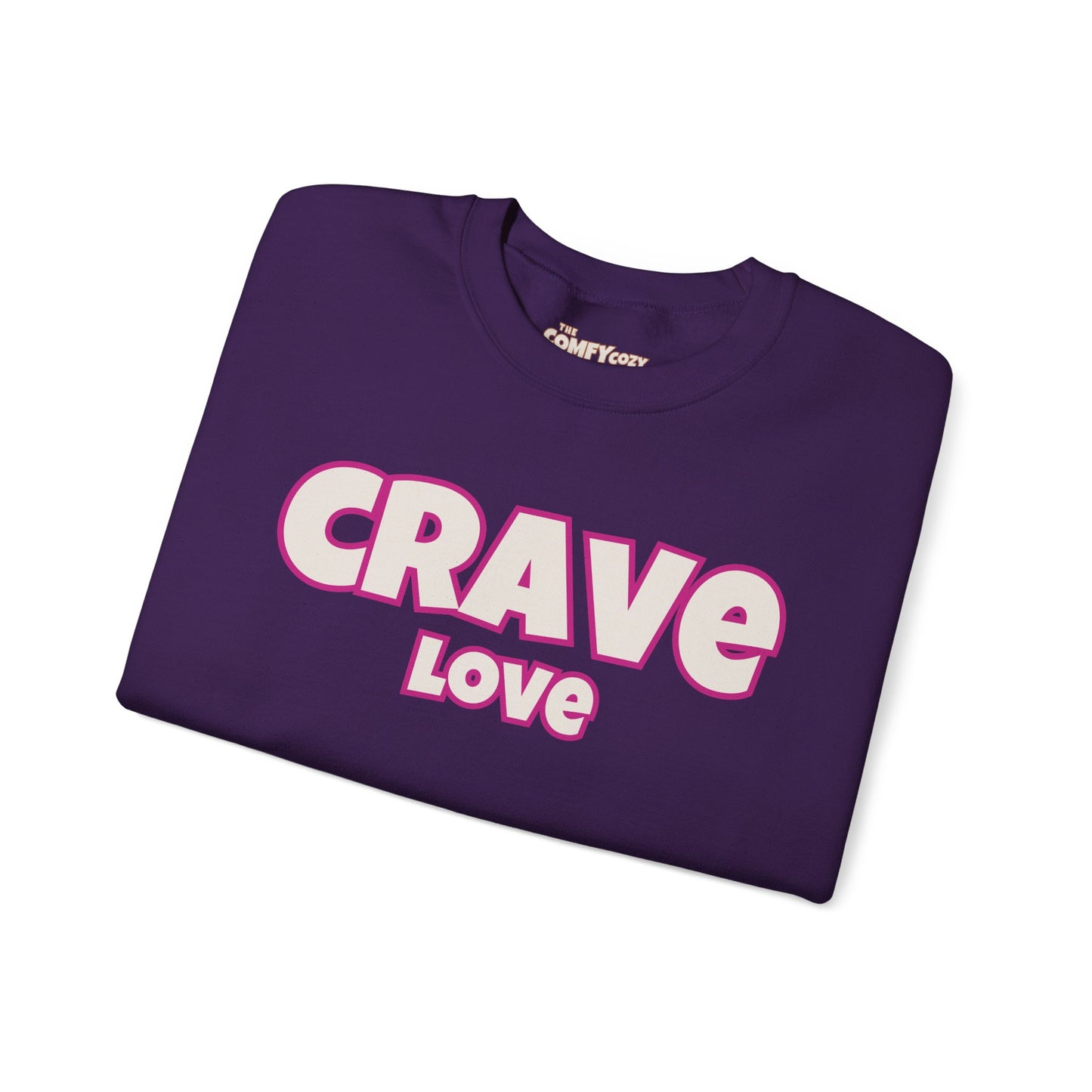 CRAVE LOVE Cozy Sweatshirt Pink