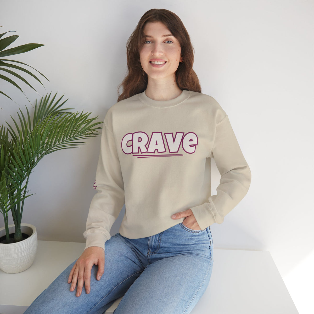 CRAVE our COMFYcozy Crewneck Sweatshirt