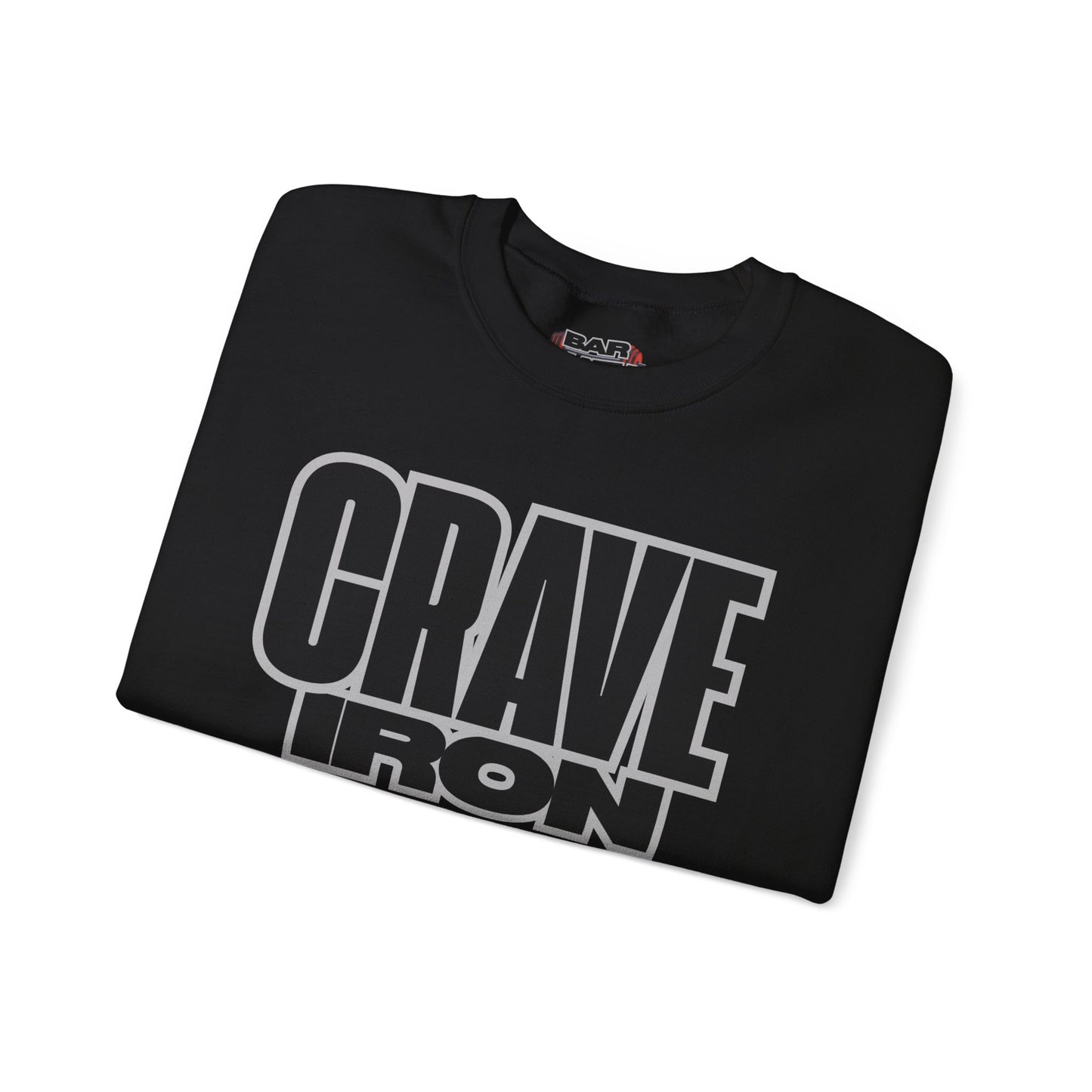 CRAVE IRON, BAR MATH Crewneck Sweatshirt
