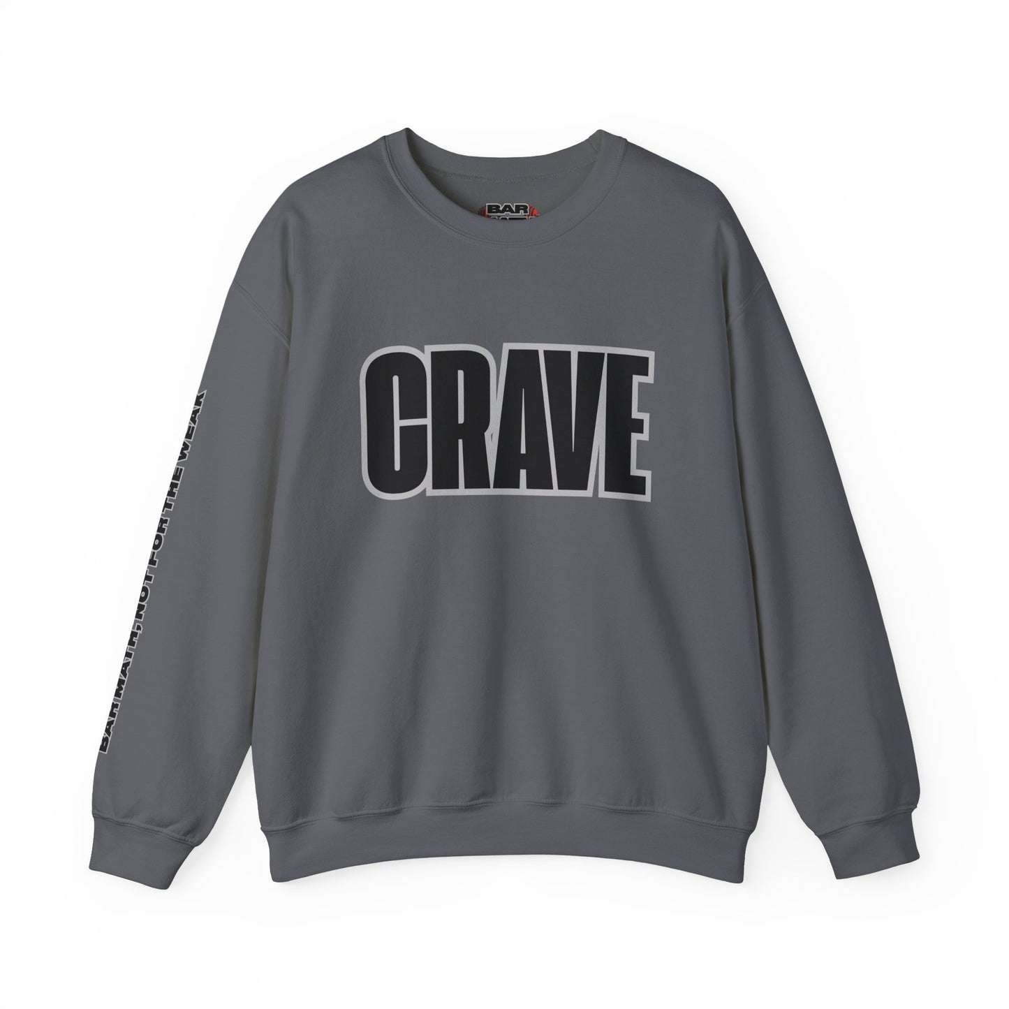 Copy of CRAVE IRON, BAR MATH Crewneck Sweatshirt