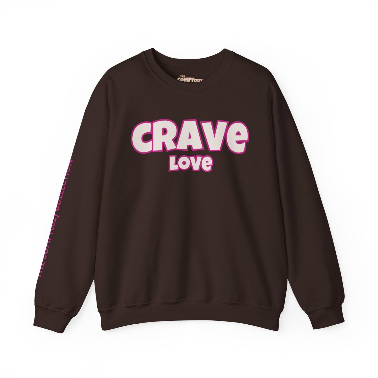 CRAVE LOVE Cozy Sweatshirt Pink
