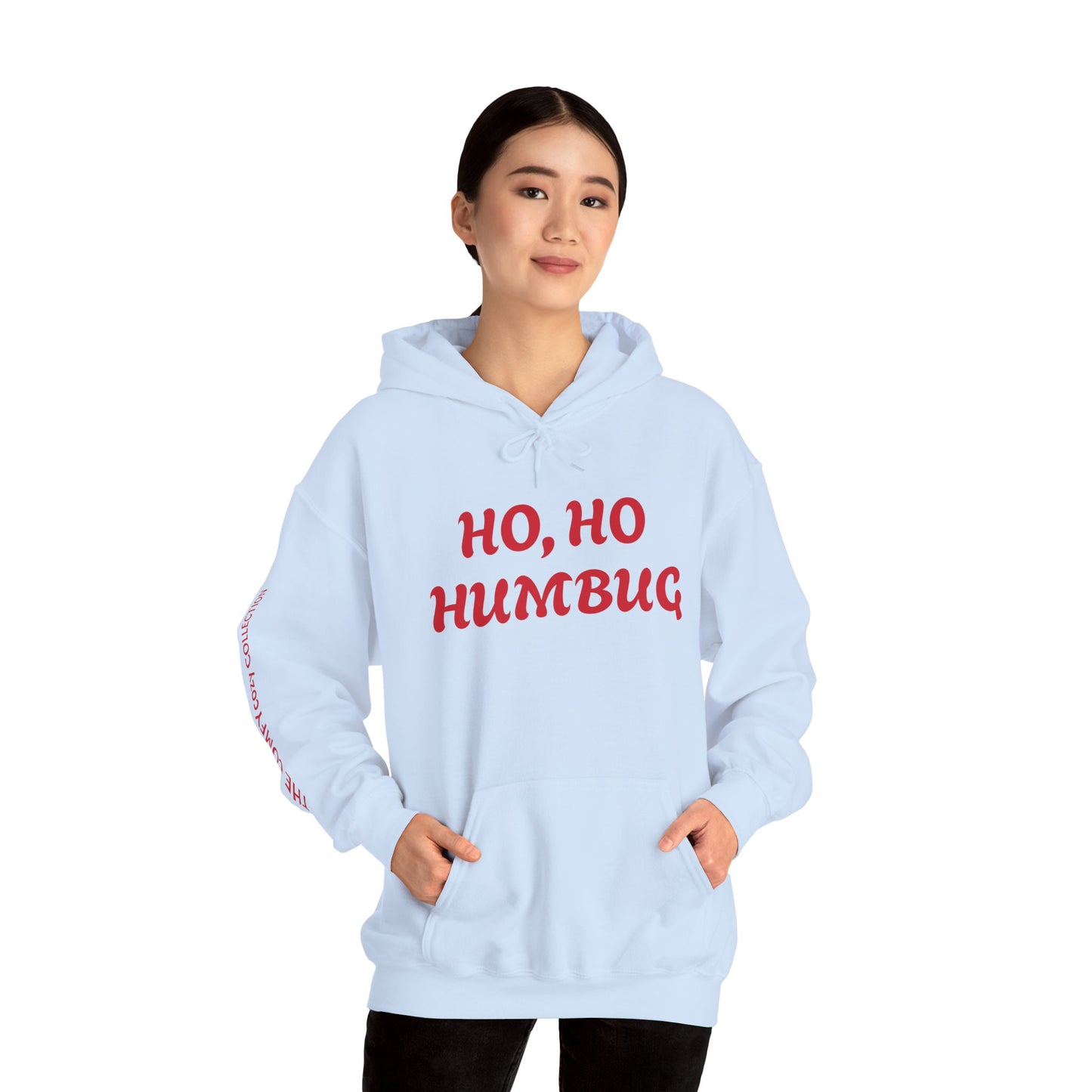 HO, HO HUMBUG COMFYcozy Heavy Blend™ Hooded Sweatshirt